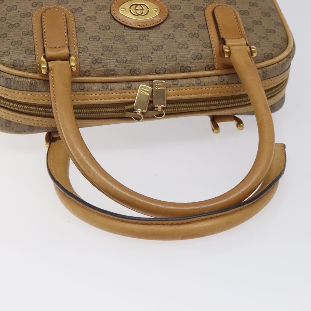 Gucci GUCCI Micro GG Supreme Hand Bag Pvc Beige Gold 000 39 000 39 Size ONE SIZE - 7 Thumbnail