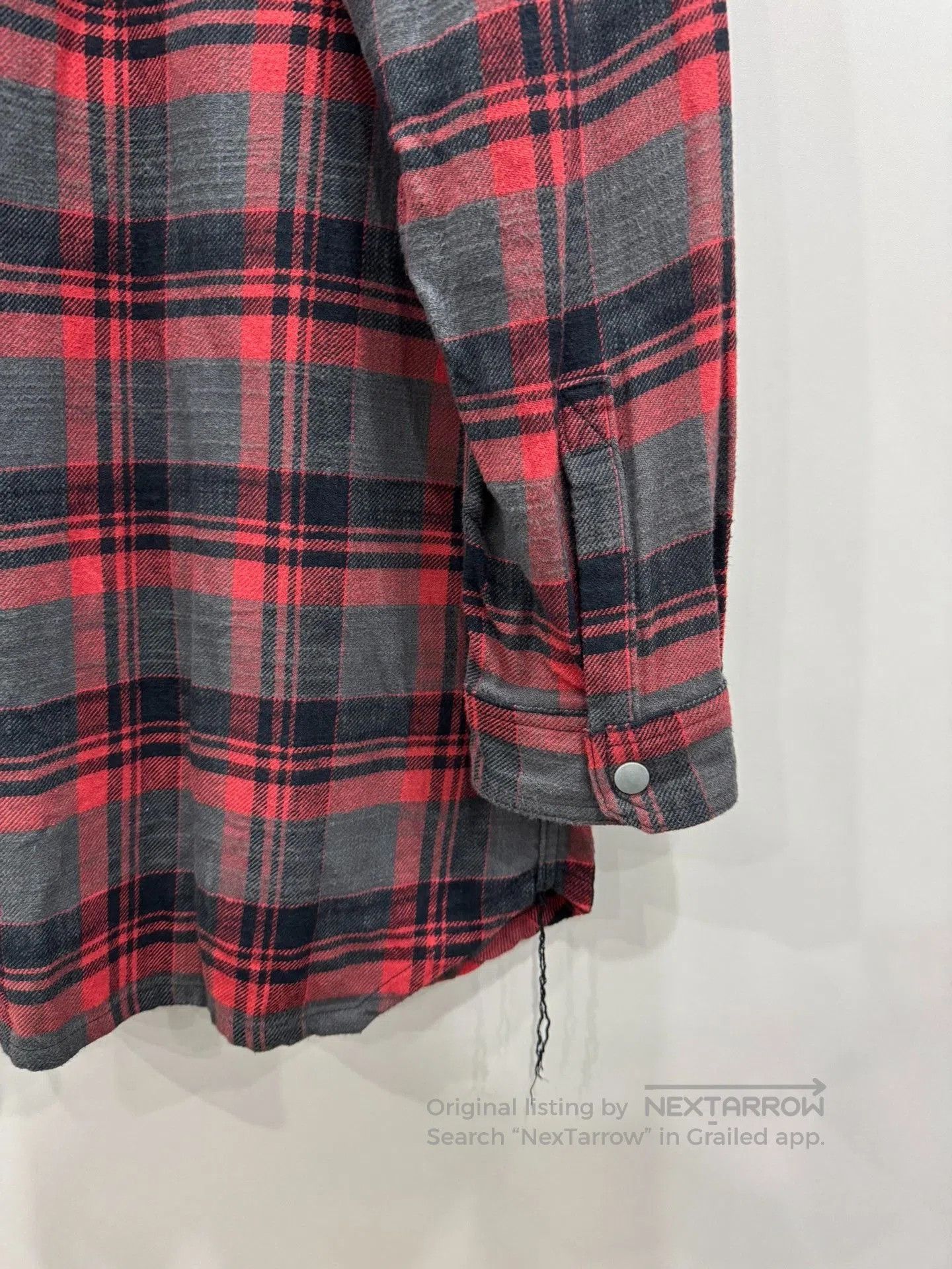 Rick Owens Drkshdw Rick Owens Drkshdw Distressed Plaid Shirt. Size US M / EU 48-50 / 2 - 5 Thumbnail
