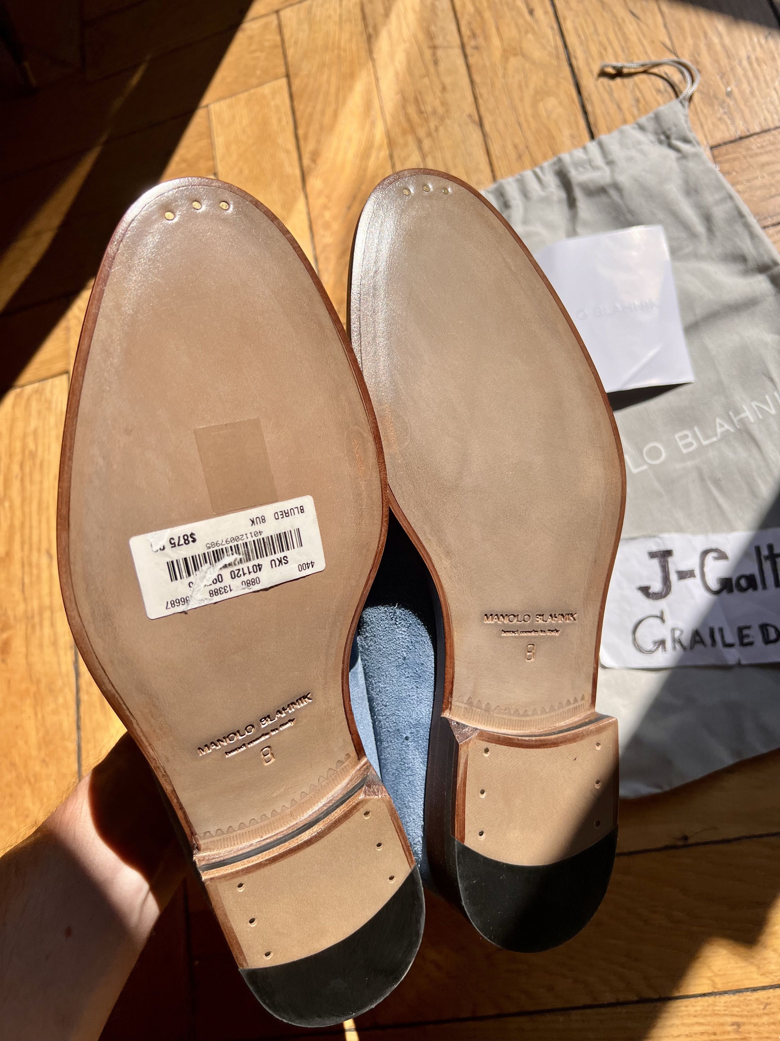 Manolo Blahnik Handmade! ManoloB tasseled loafers size 8UK 9US Size US 9 / EU 42 - 5 Thumbnail