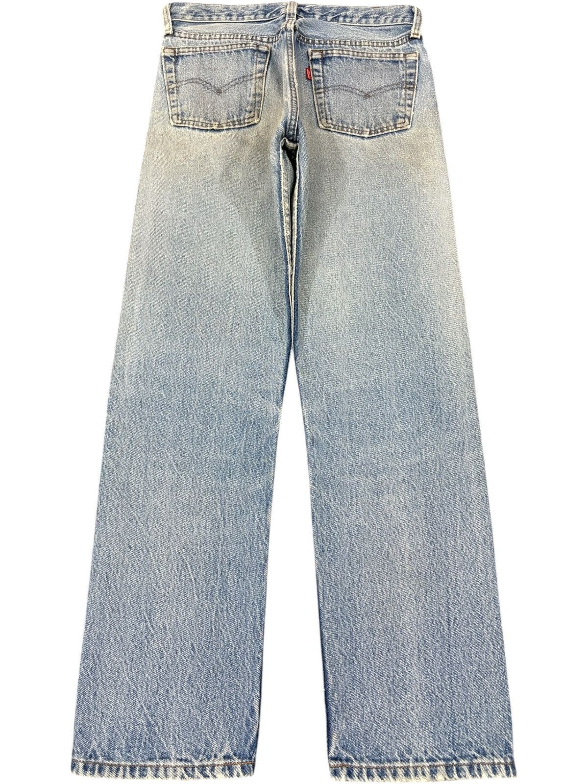 Levi's Vintage 70s Levis 501 Button Fly Blue Wash Jeans Size US 30 / EU 46 - 2 Thumbnail