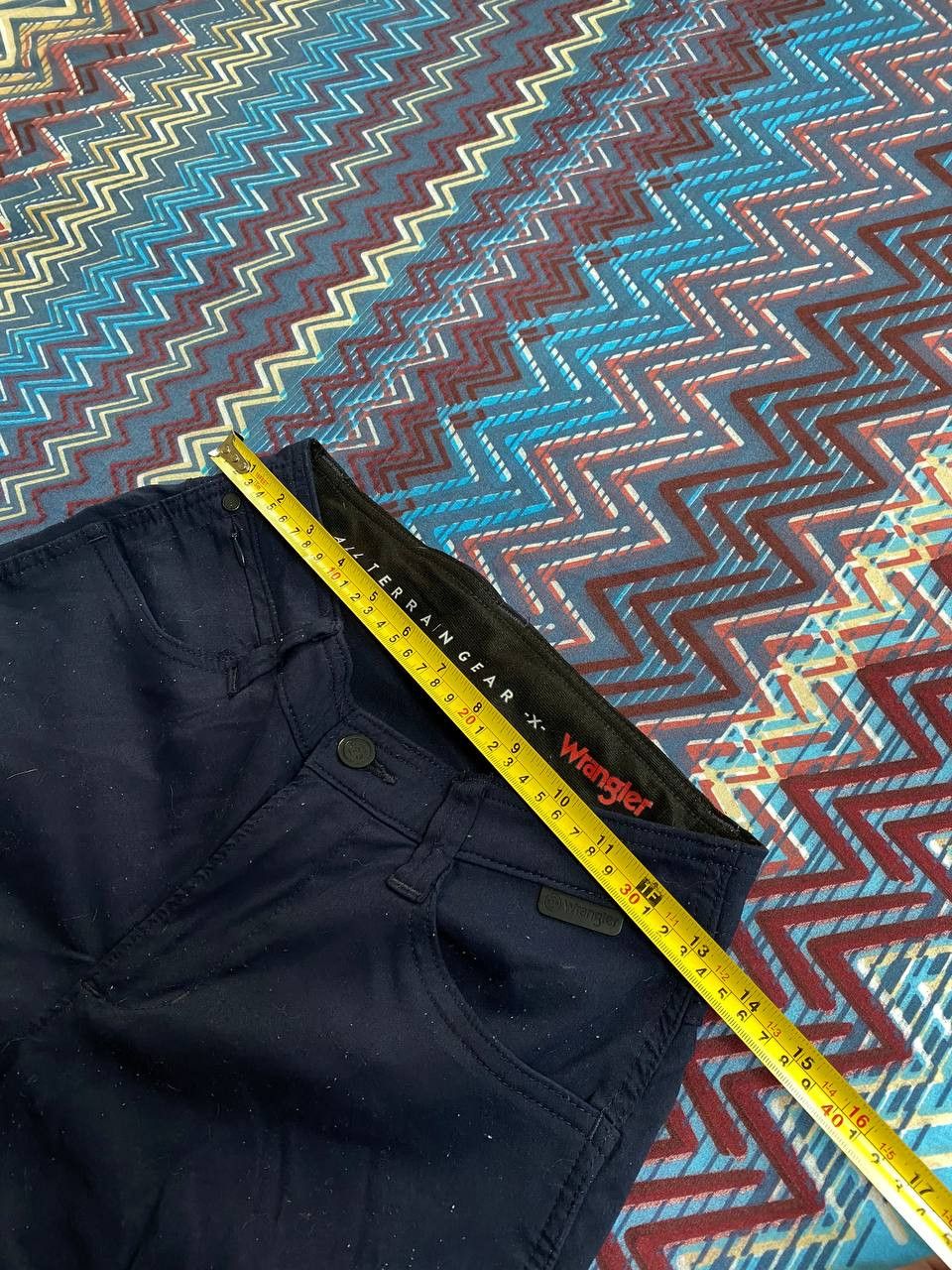 Japanese Brand × Wrangler Crazy Crash Dirty Baggy Faded Jean Japan Avant Garde Style Size US 27 - 15 Thumbnail
