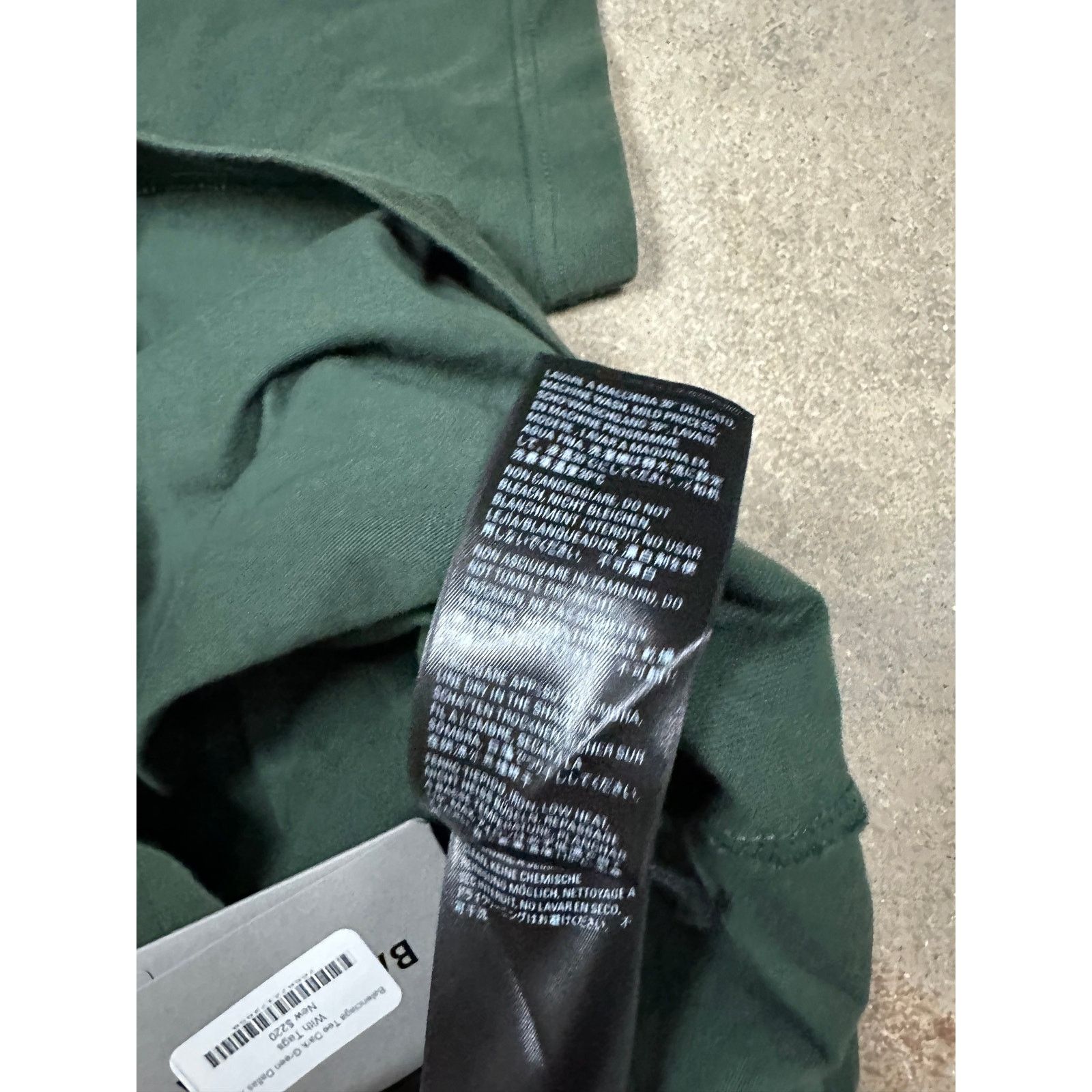 Balenciaga Balenciaga Tee Dark Green Dallas New XS With Tags Size US XS / EU 42 / 0 - 5 Thumbnail