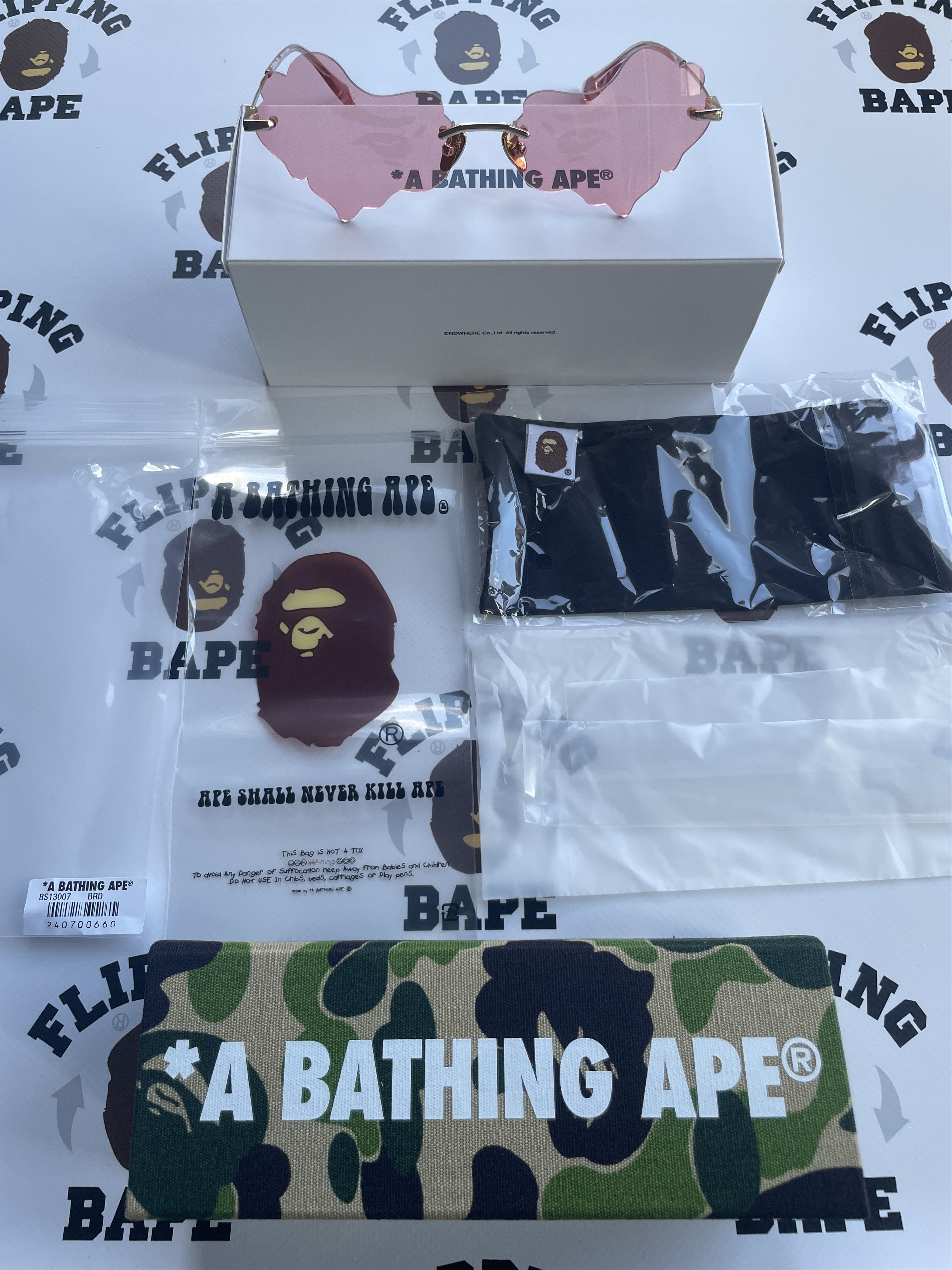 Bape BAPE SUNGLASSES #16 Size ONE SIZE - 13 Thumbnail