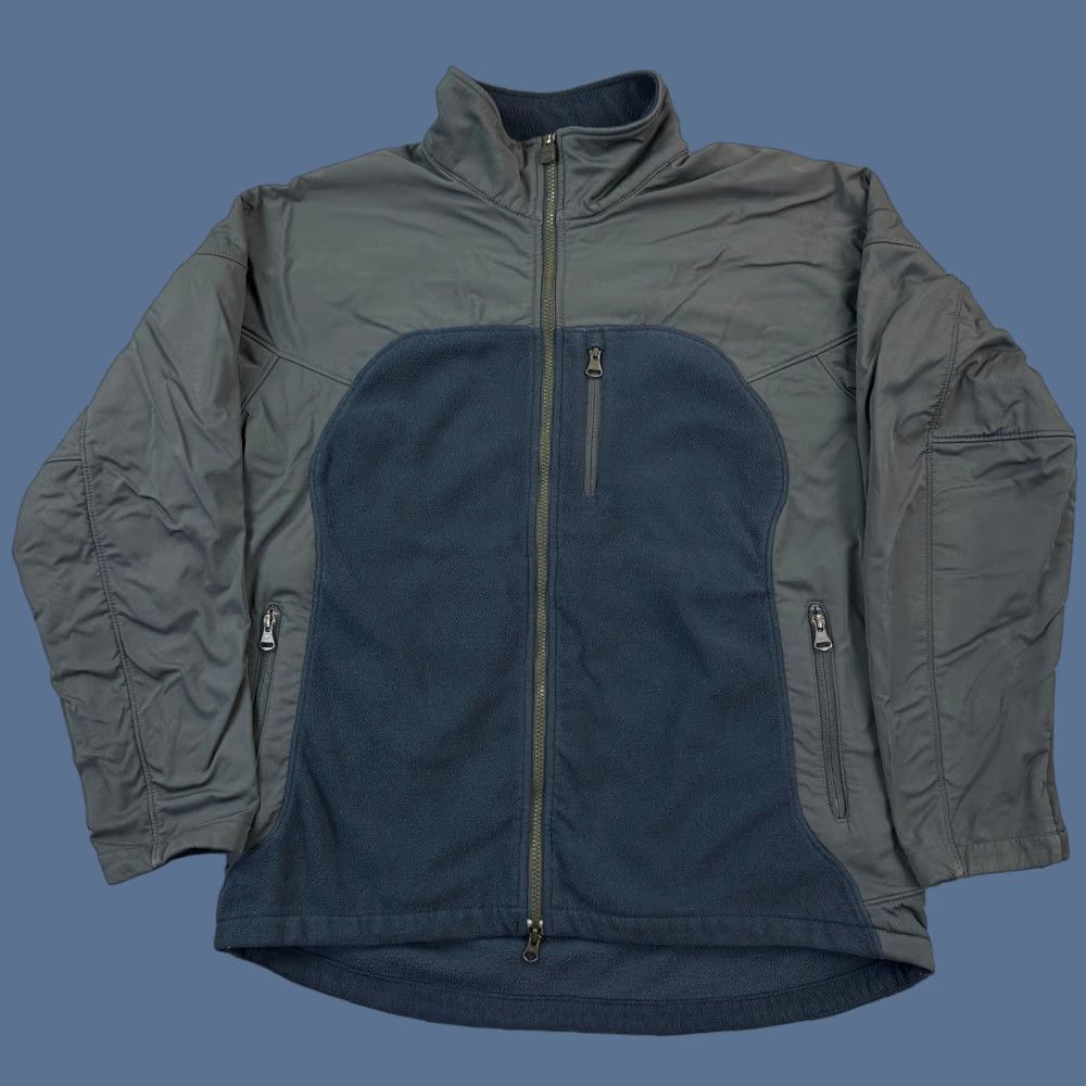 Nike VINTAGE Nike Jacket Mens Large Blue Gray Fleece Lined Embroidered Swoosh Y2K Size US L / EU 52-54 / 3 - 1 Thumbnail