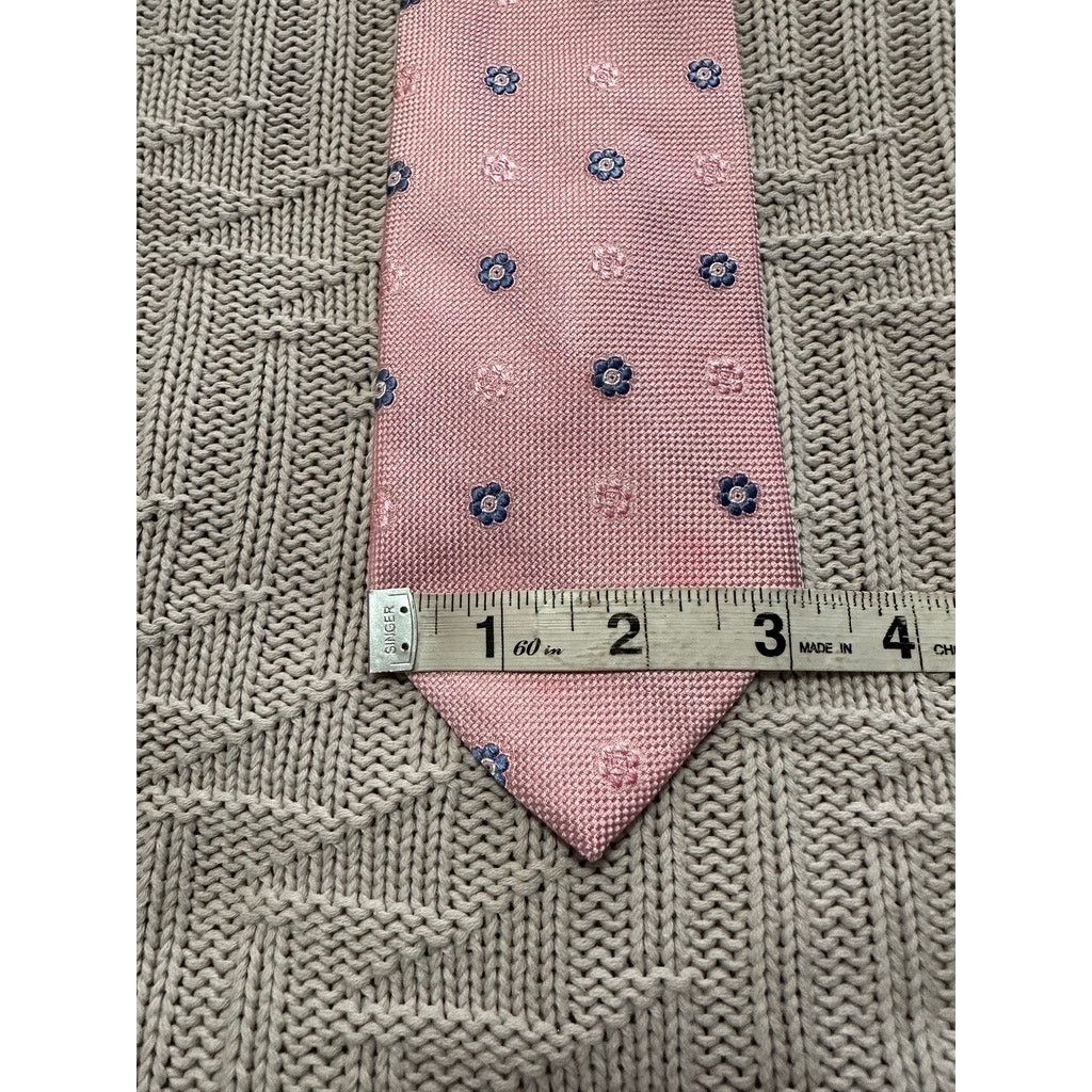 Other Eminent Domain pink floral silk tie Size ONE SIZE - 6 Thumbnail