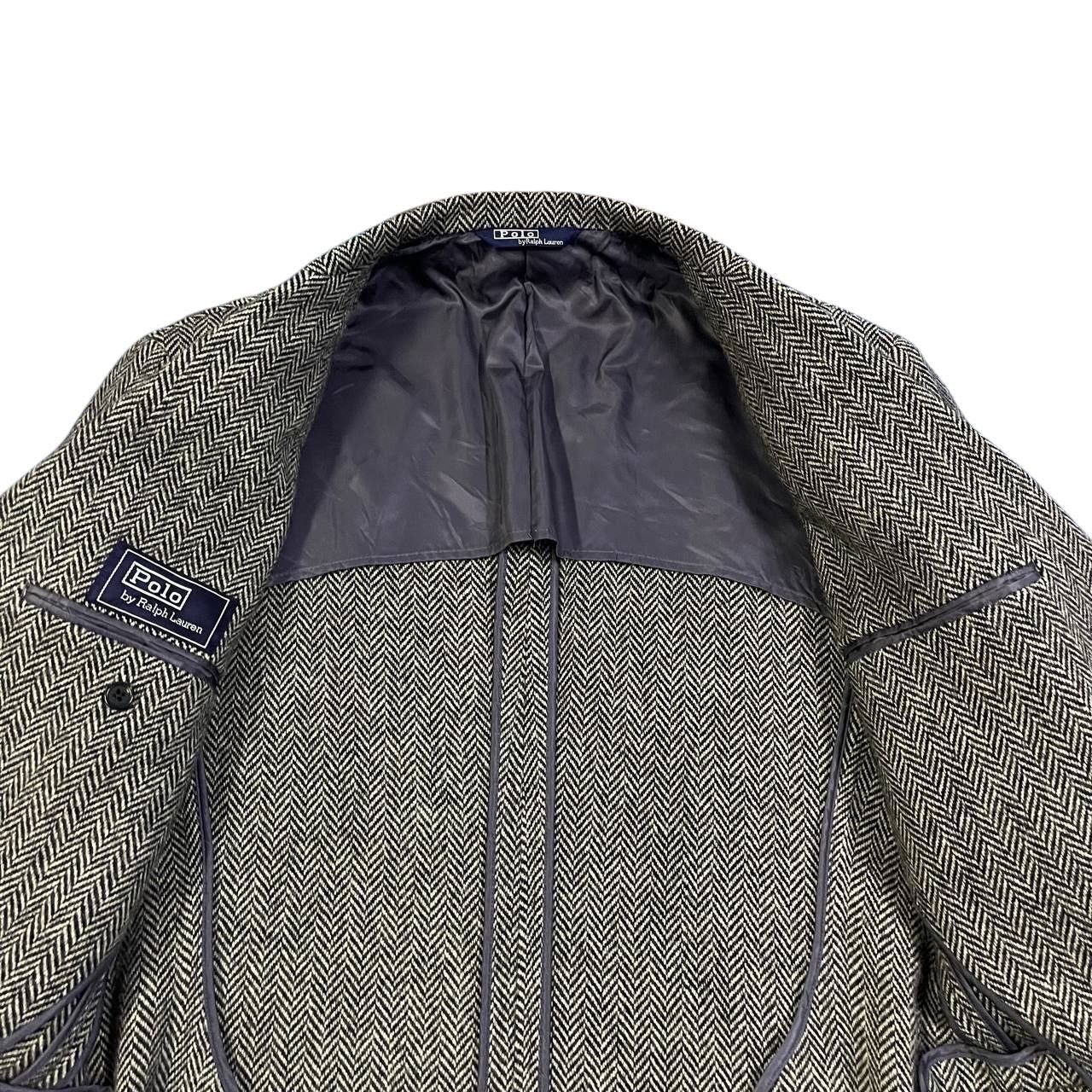 Polo Ralph Lauren Vintage Polo Ralph Lauren Wool Tweed Coat Blazer Size US L / EU 52-54 / 3 - 9 Thumbnail