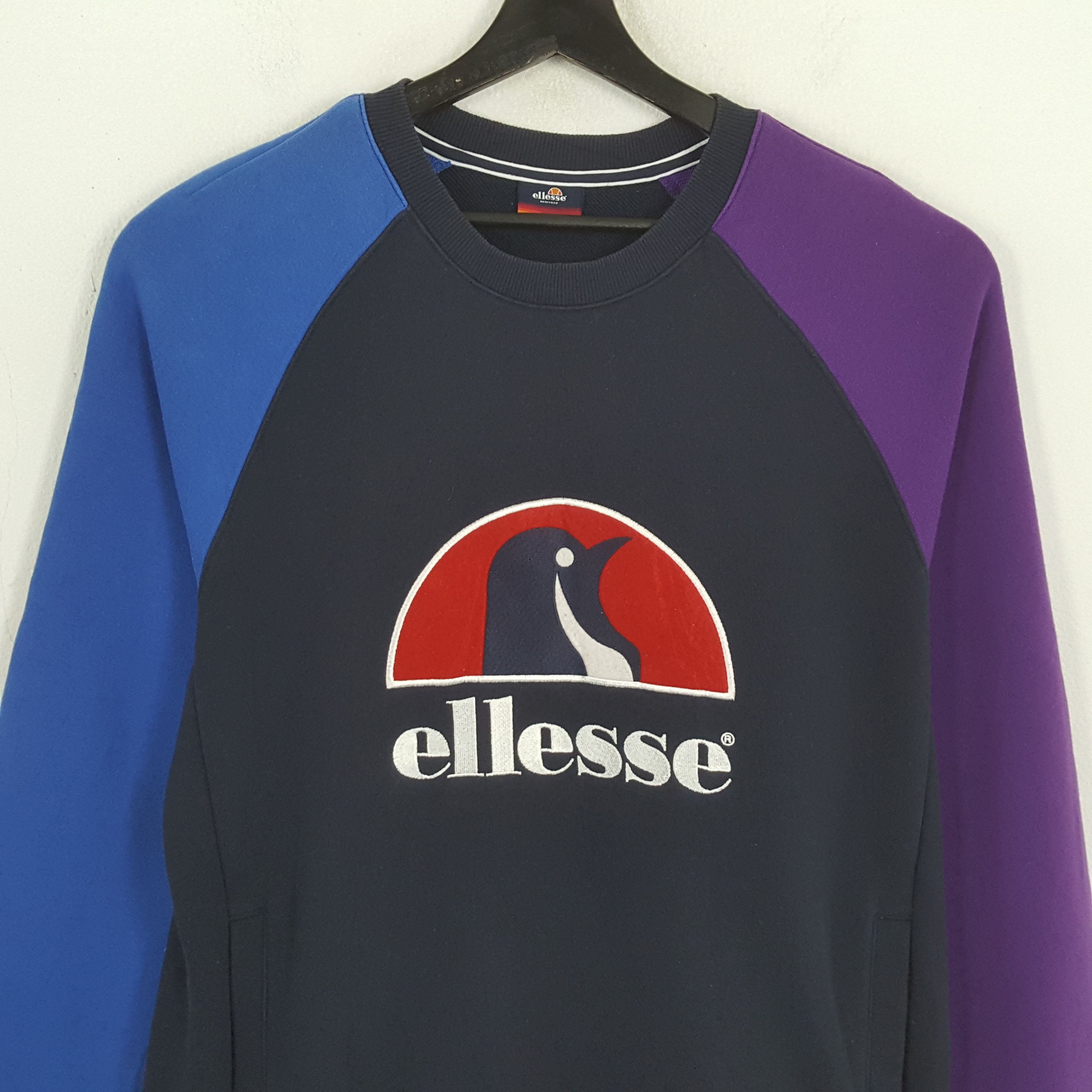 Ellesse × Vintage ELLESSE Center Spellout Design Colourful Sweatshirt Size US L / EU 52-54 / 3 - 2 Thumbnail