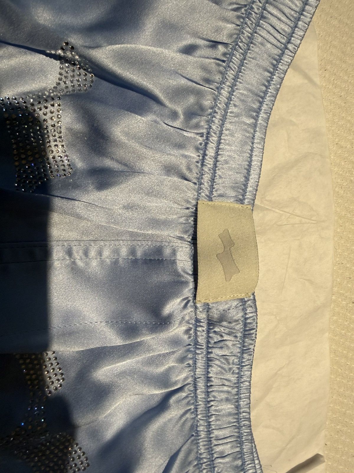 SKYLRK Skylrk “Silky Blue” Silk Boxers Size 32 - 2 Thumbnail