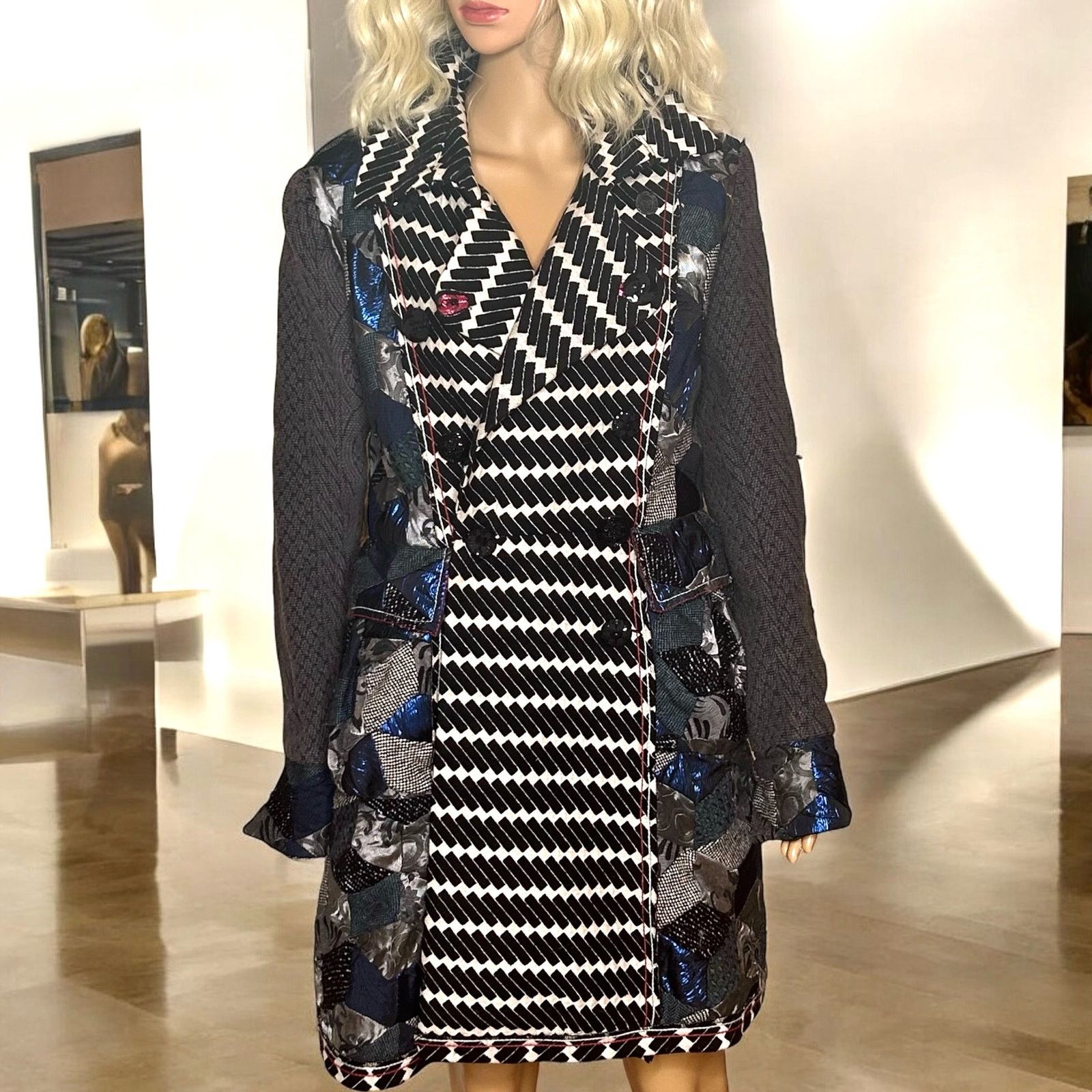 Desigual Desigual tapestry coat and skirt multicolor set M Size M / US 6-8 / IT 42-44 - 1 Thumbnail