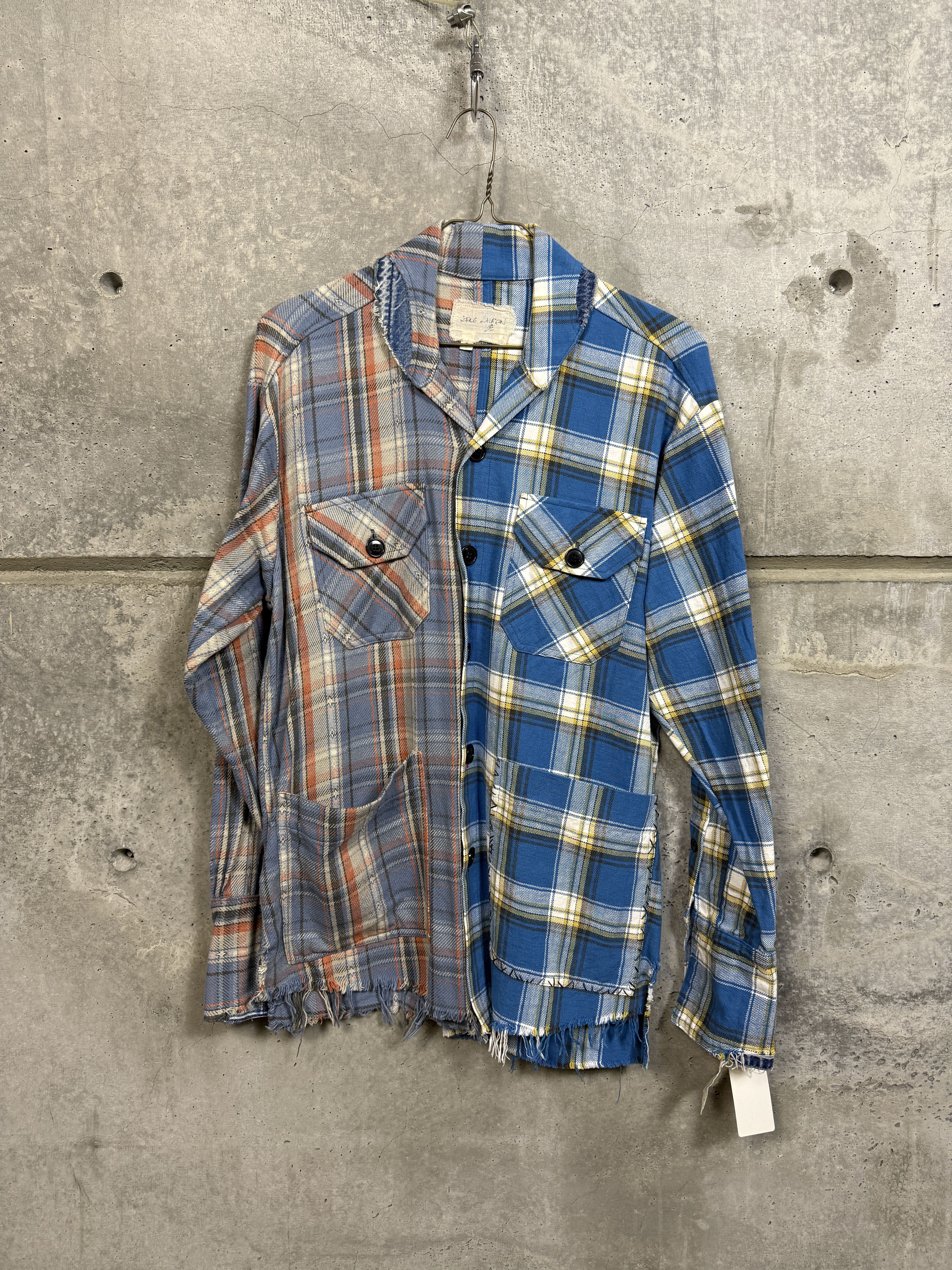 Greg Lauren Greg Lauren Shawl Collar Plaid Boxy Jacket Size US M / EU 48-50 / 2 - 5 Thumbnail