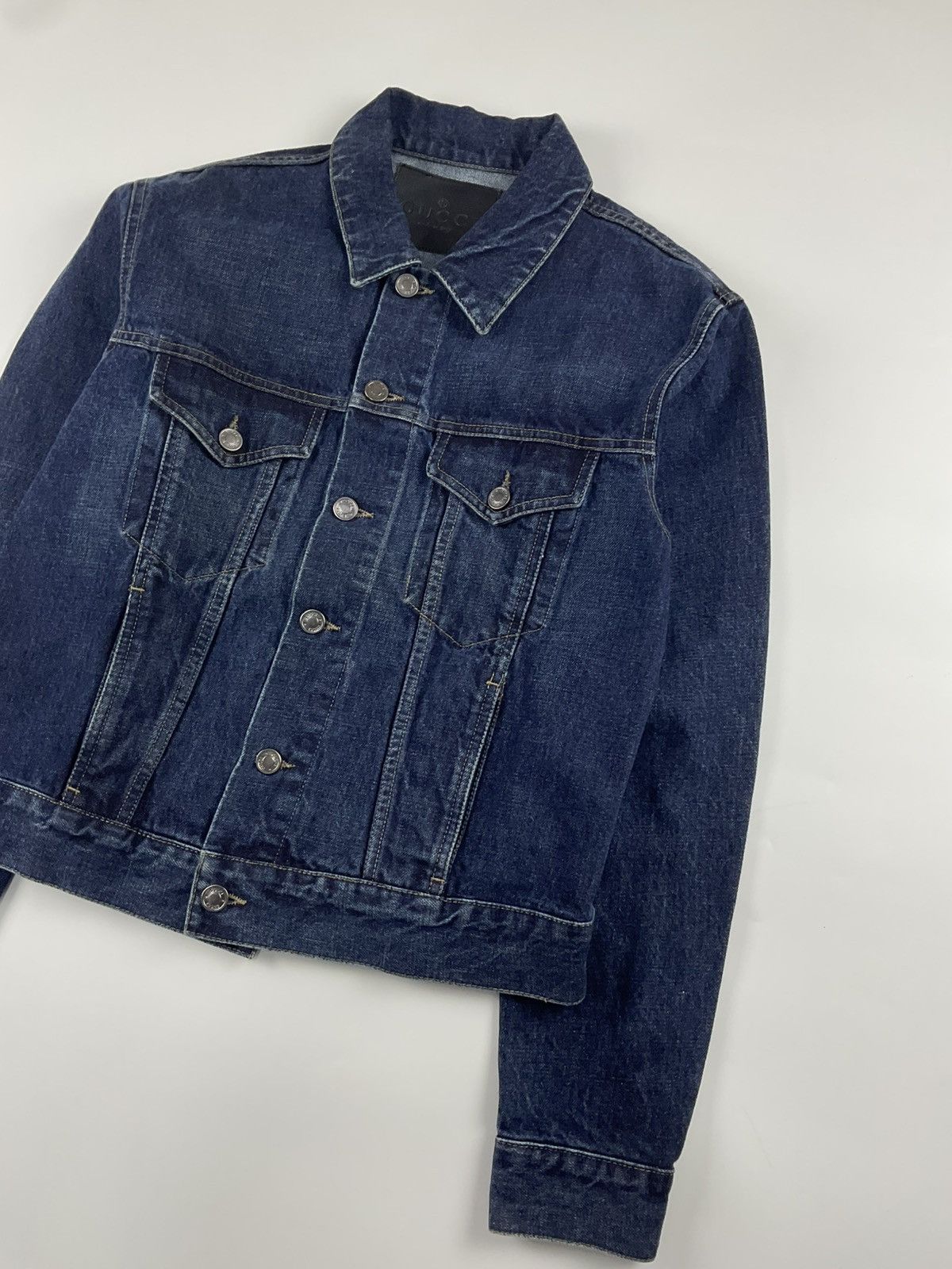 Gucci Gucci x Tom Ford F/W'98 Trucker Denim Size US M / EU 48-50 / 2 - 5 Thumbnail