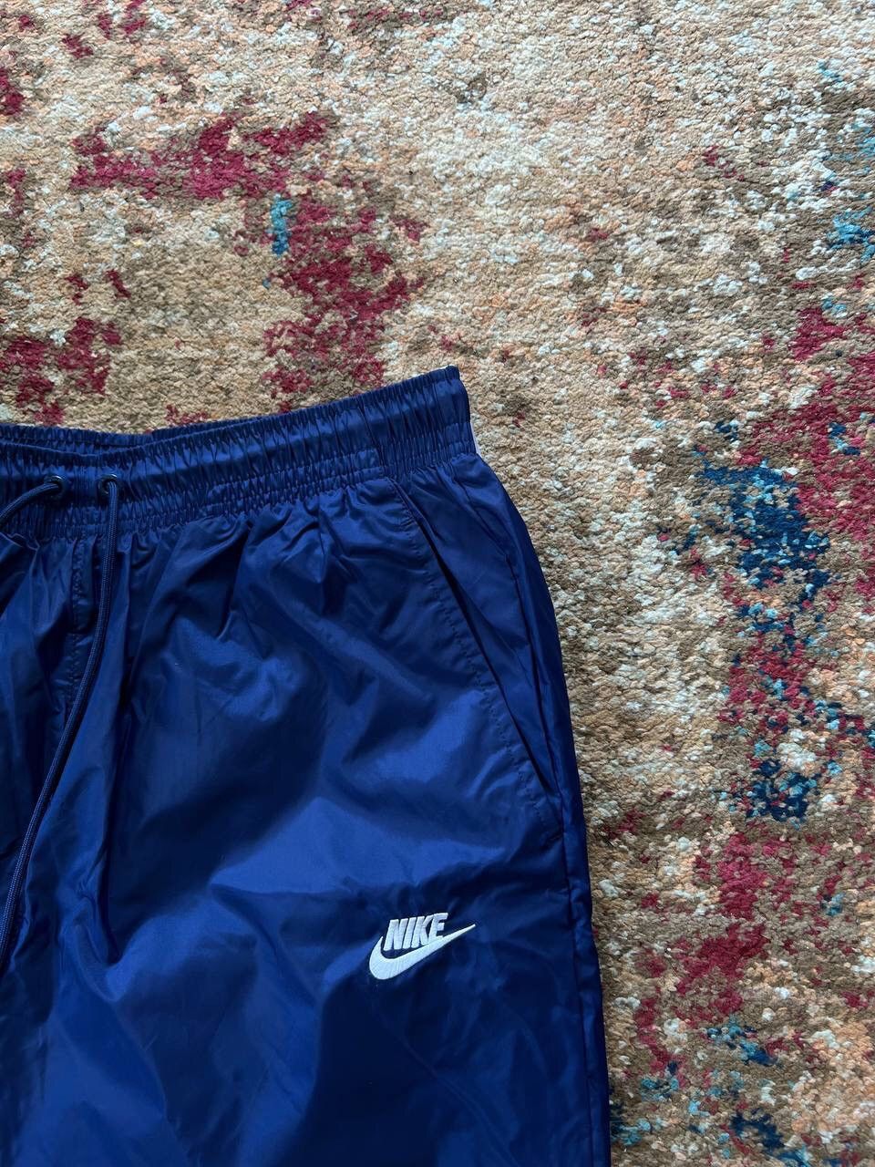 Nike × Vintage 🫐 NIKE TRACK PANTS RETRO BAGGY Y2K SWOOSH LOGO 90’s Size US 33 - 2 Thumbnail