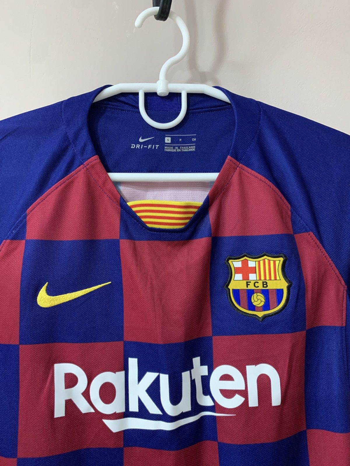 Nike Womens Barcelona Home Football Shirt Nike Soccer Jersey Sz S Size S / US 4 / IT 40 - 5 Thumbnail