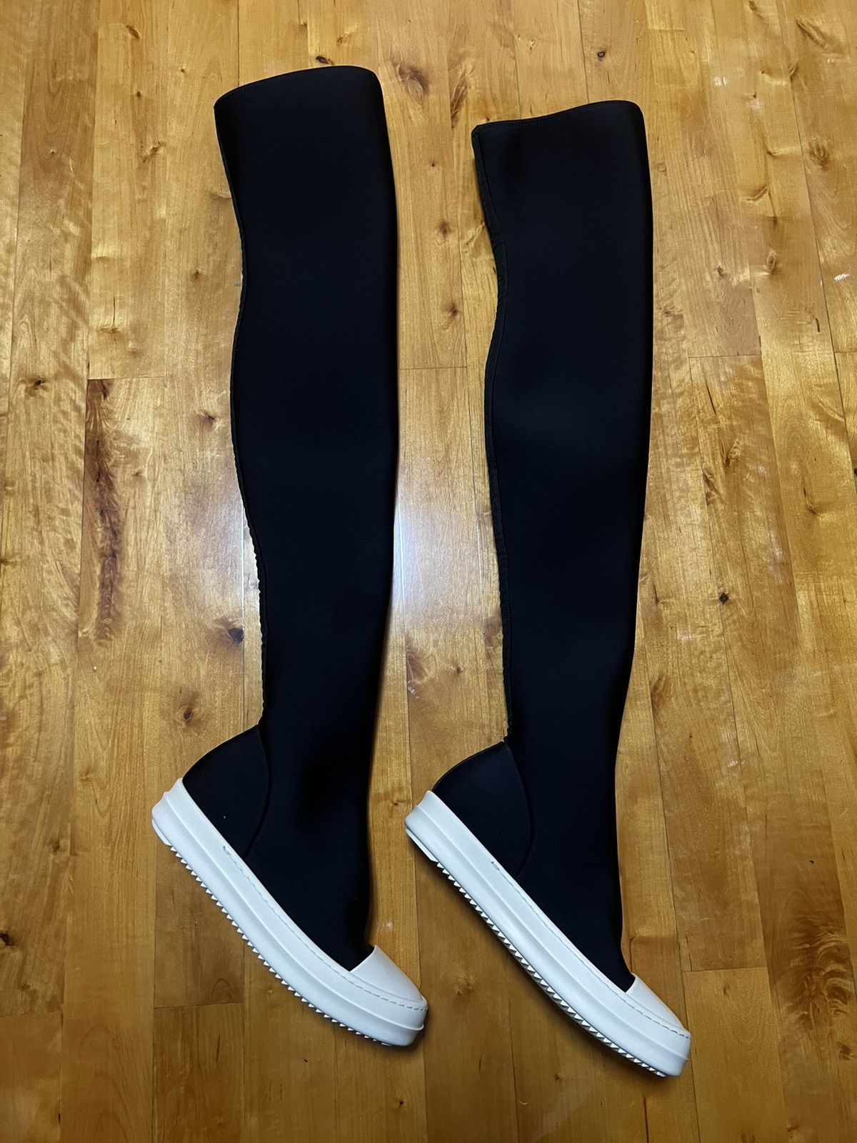 Rick Owens Drkshdw Rick owens drkshdw ramones thigh high stocking sz35 Size US 5 / IT 35 - 6 Thumbnail