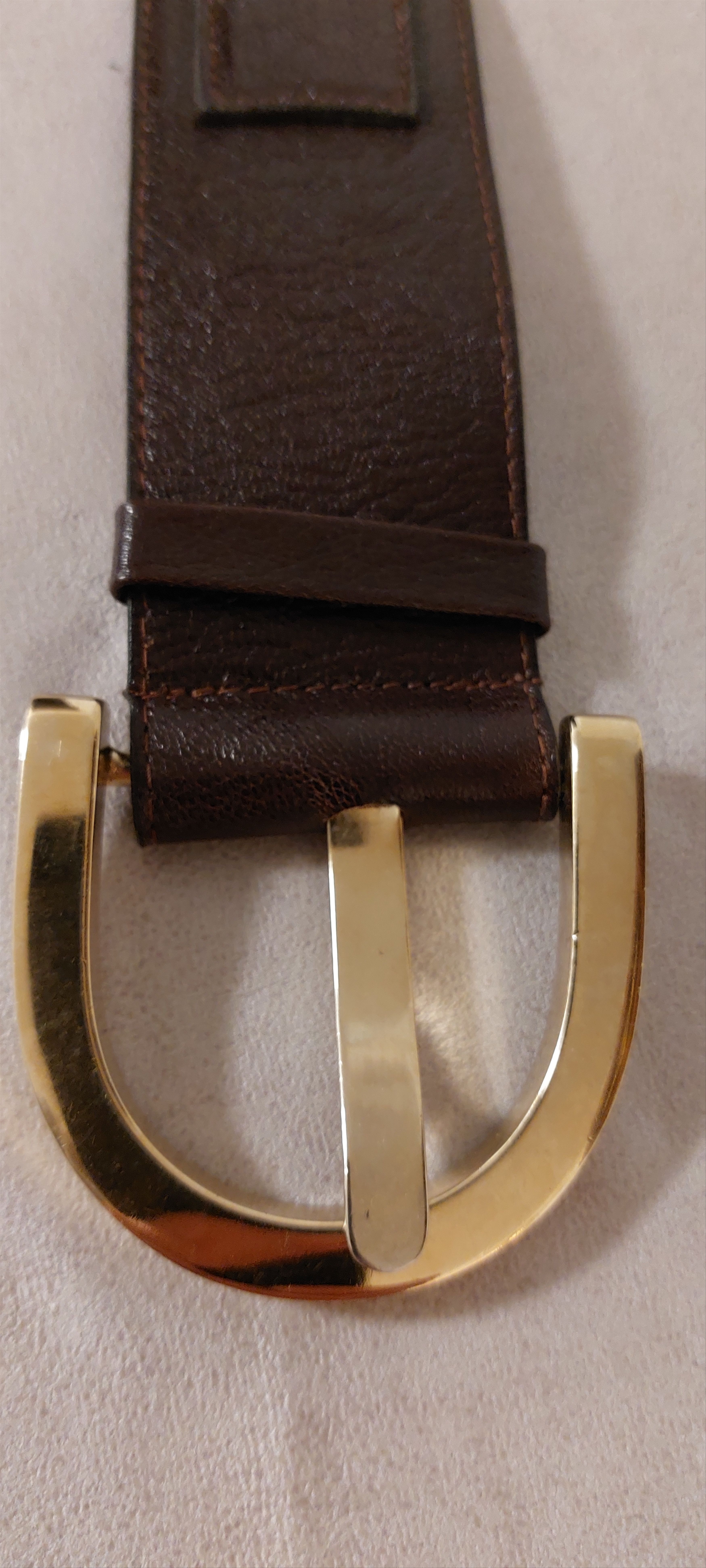 Vintage Vintage Leather Belt Glam Rock Disco Size ONE SIZE - 8 Thumbnail