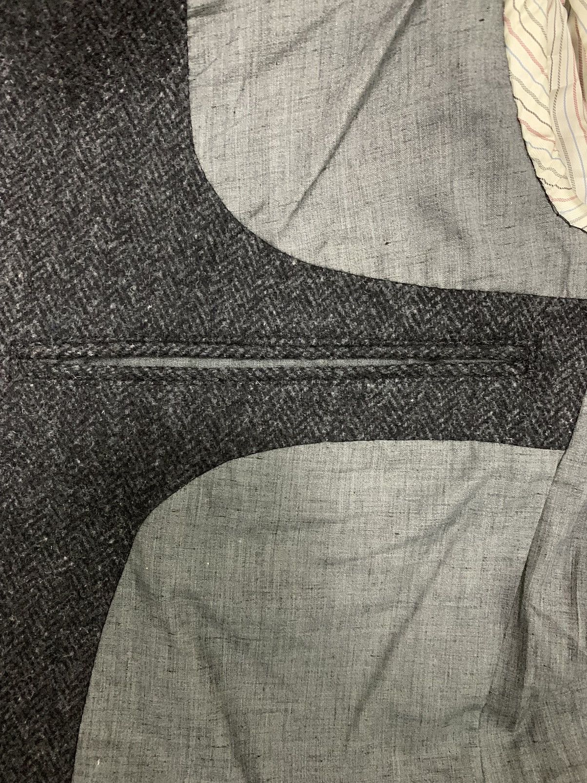 John Varvatos JOHN VARVATOS “SKULL” HERRINGBONE COAT JACKET Size US L / EU 52-54 / 3 - 4 Thumbnail