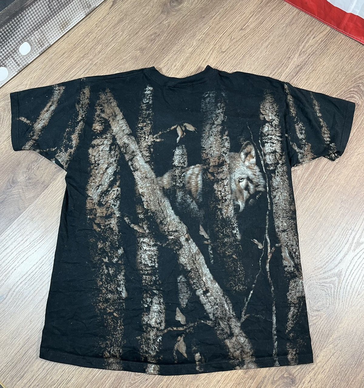 Band Tees Vintage 90s Radical Nature Wolf T Shirt Size US XXL / EU 58 / 5 - 6 Thumbnail