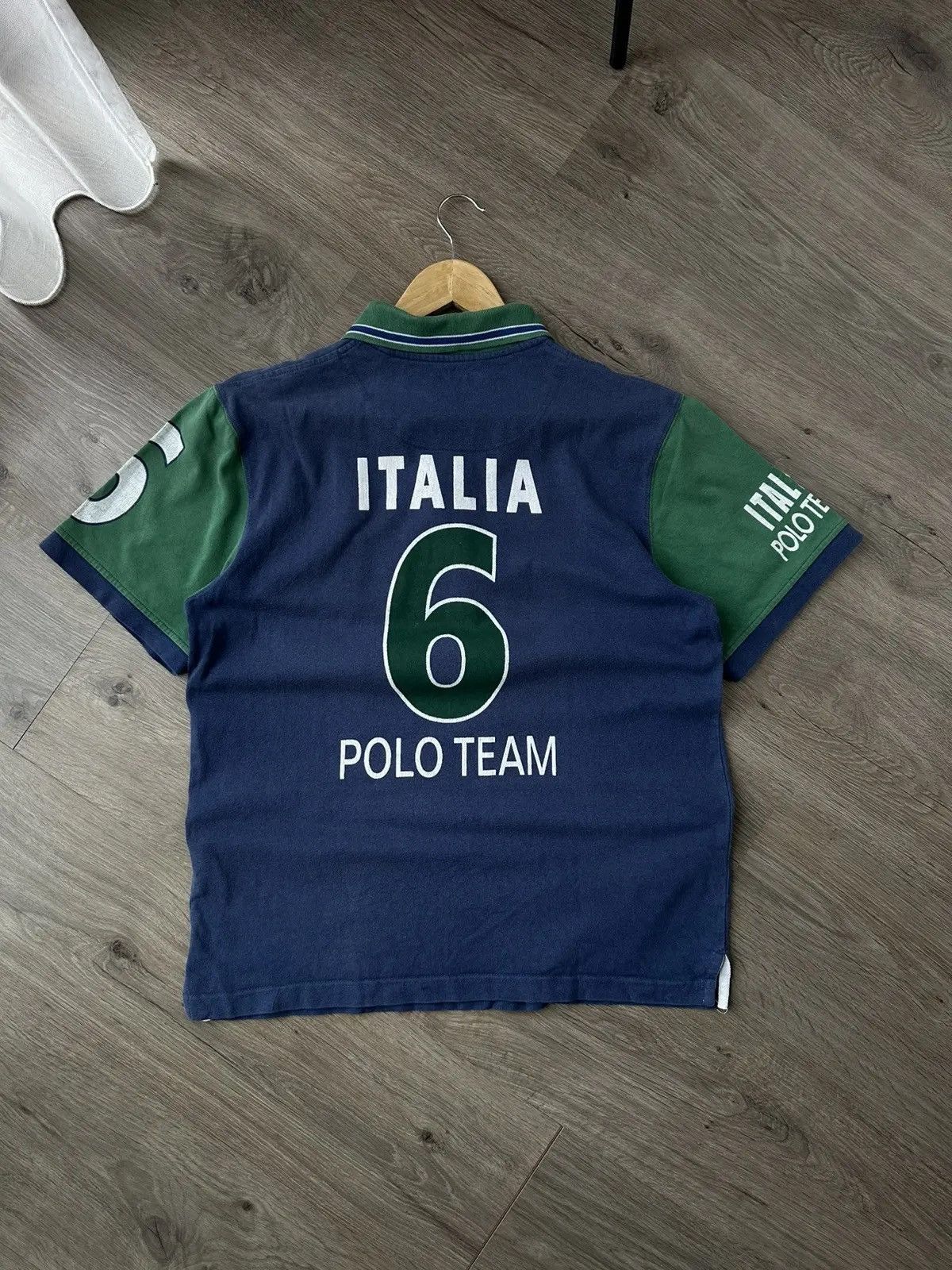 Polo Ralph Lauren Vintage Polo Ralph Lauren Italian 6 Style Polo T-Shirt Size US M / EU 48-50 / 2 - 9 Thumbnail