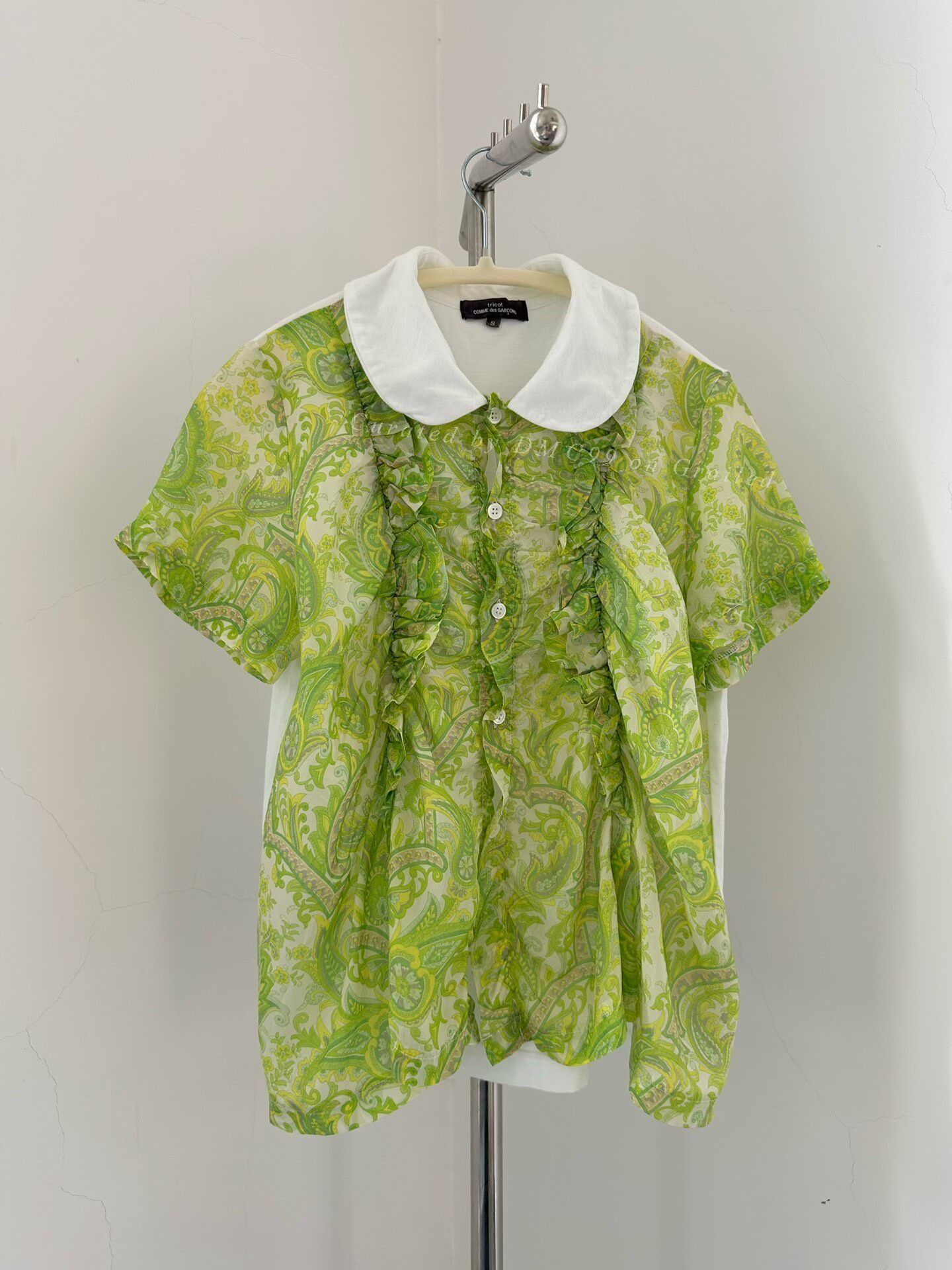 Rei Kawakubo Comme des Garçons 2015 Tricot Short-Sleeve Shirt Size S / US 4 / IT 40 - 1 Thumbnail