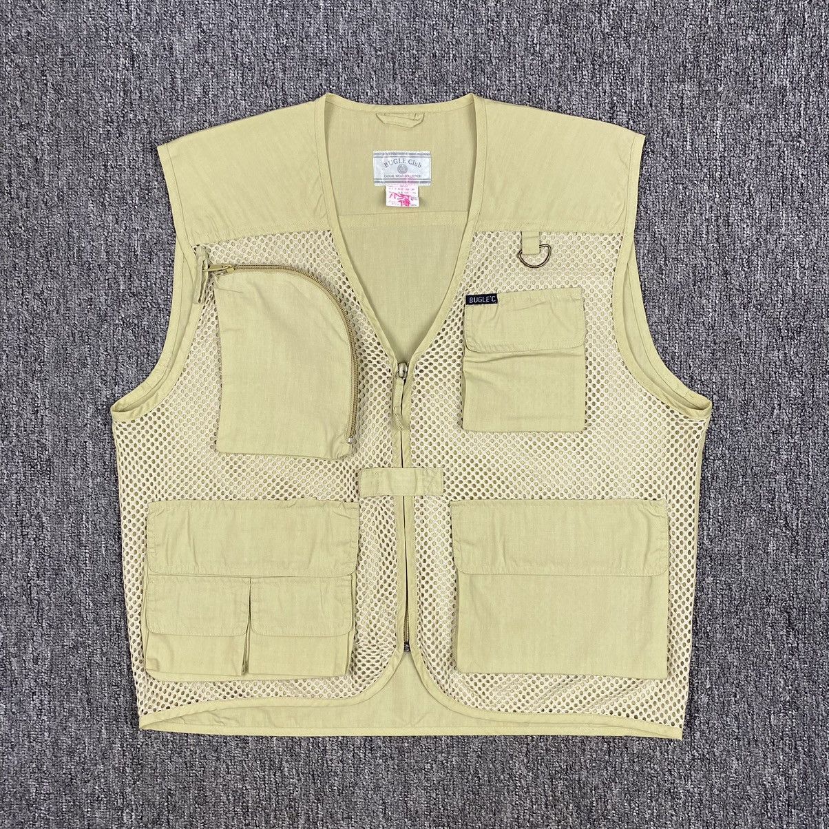 Japanese Brand Bugle Club Mesh Vest Size US L / EU 52-54 / 3 - 2 Thumbnail