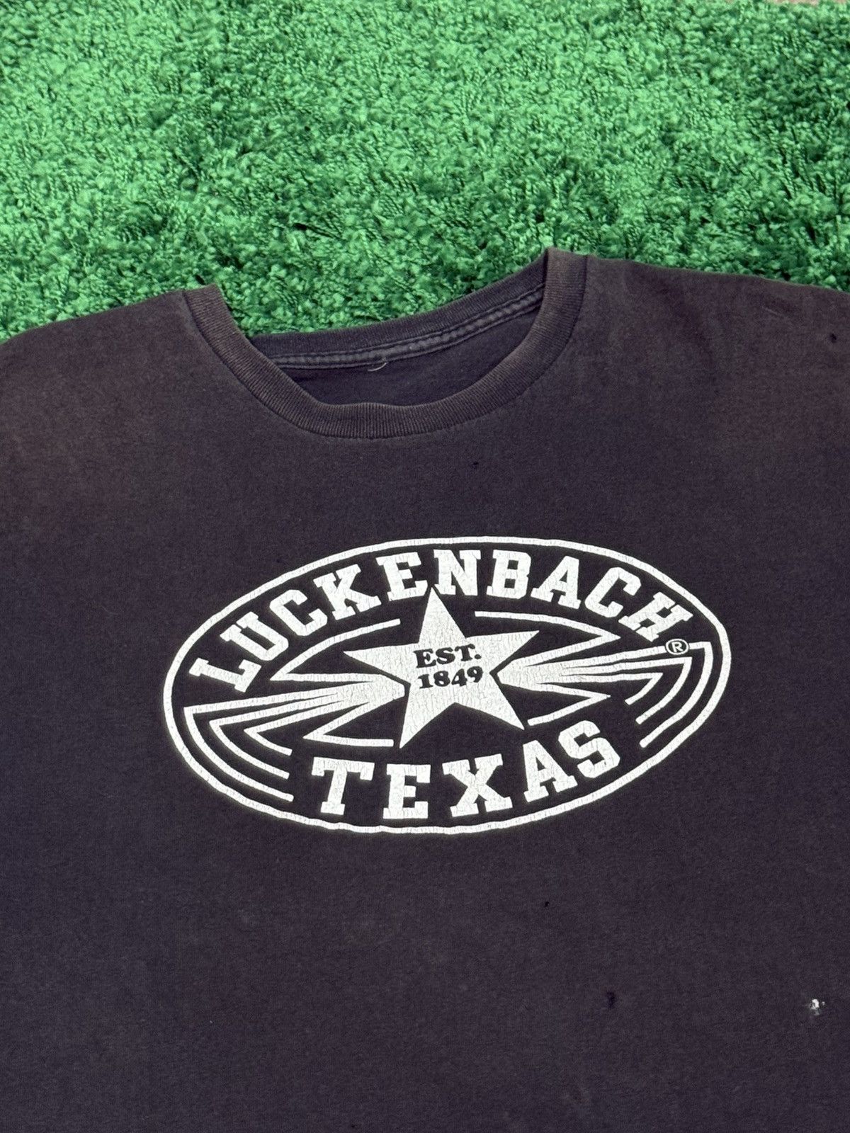 Vintage Vintage Destroyed Distressed Luckenbach Texas Star Logo Tee Size US XL / EU 56 / 4 - 3 Thumbnail