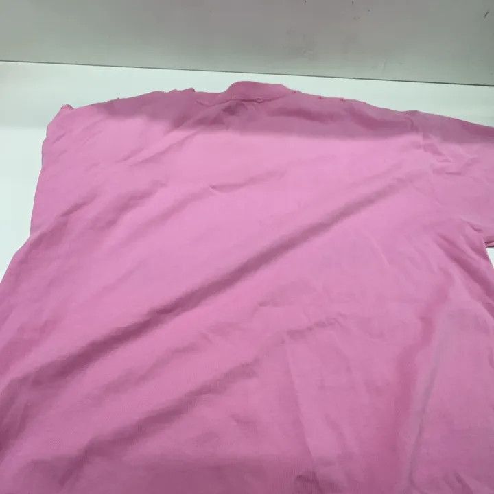 Balenciaga Balenciaga Pink Heart Logo T-Shirt 0079-2507 Size S / US 4 / IT 40 - 5 Thumbnail