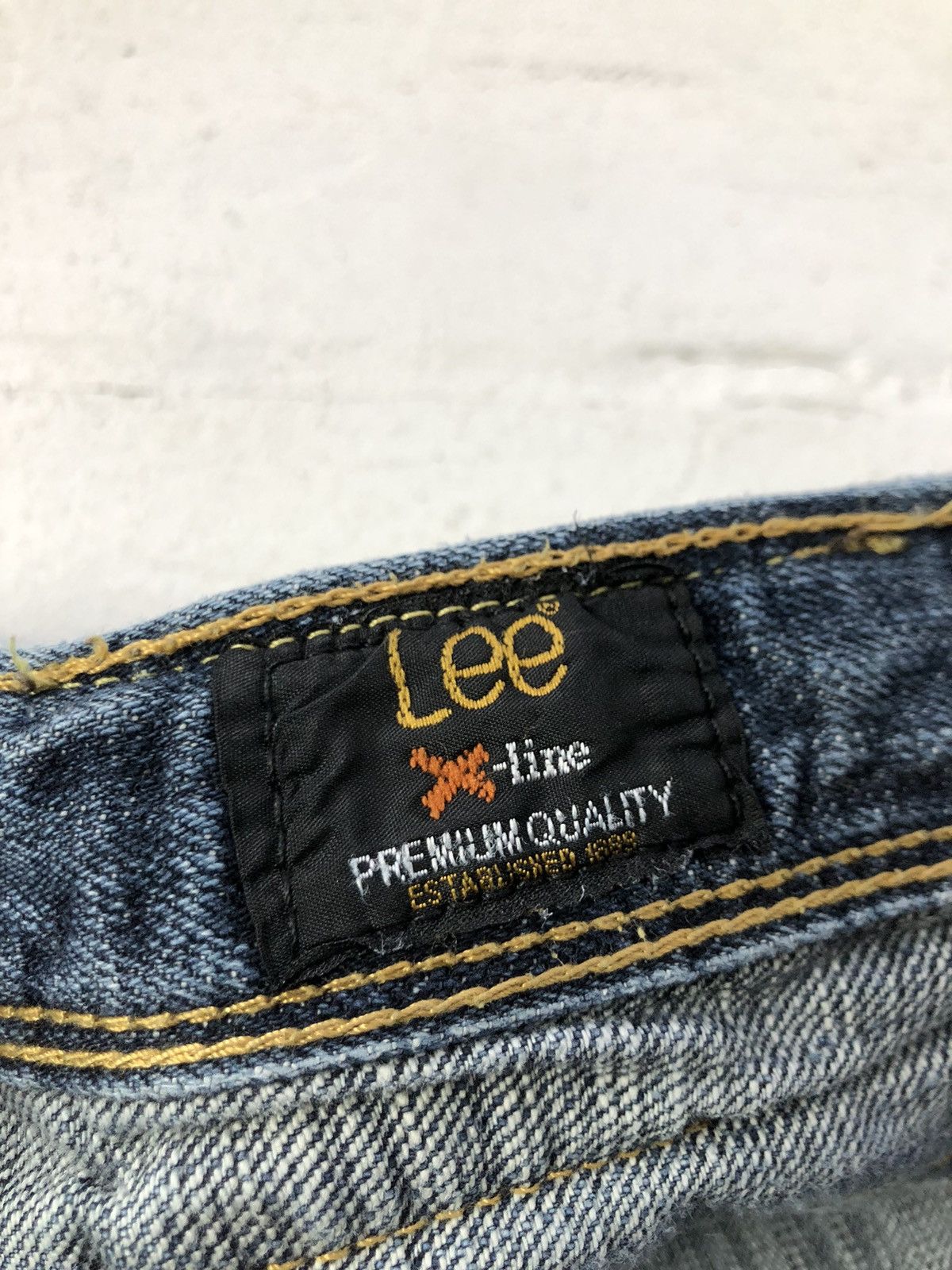 Lee 🔥Rare Opium Baggy VNTG 00s Y2K Bootcut Grange Denim Jeans Size US 29 - 7 Thumbnail