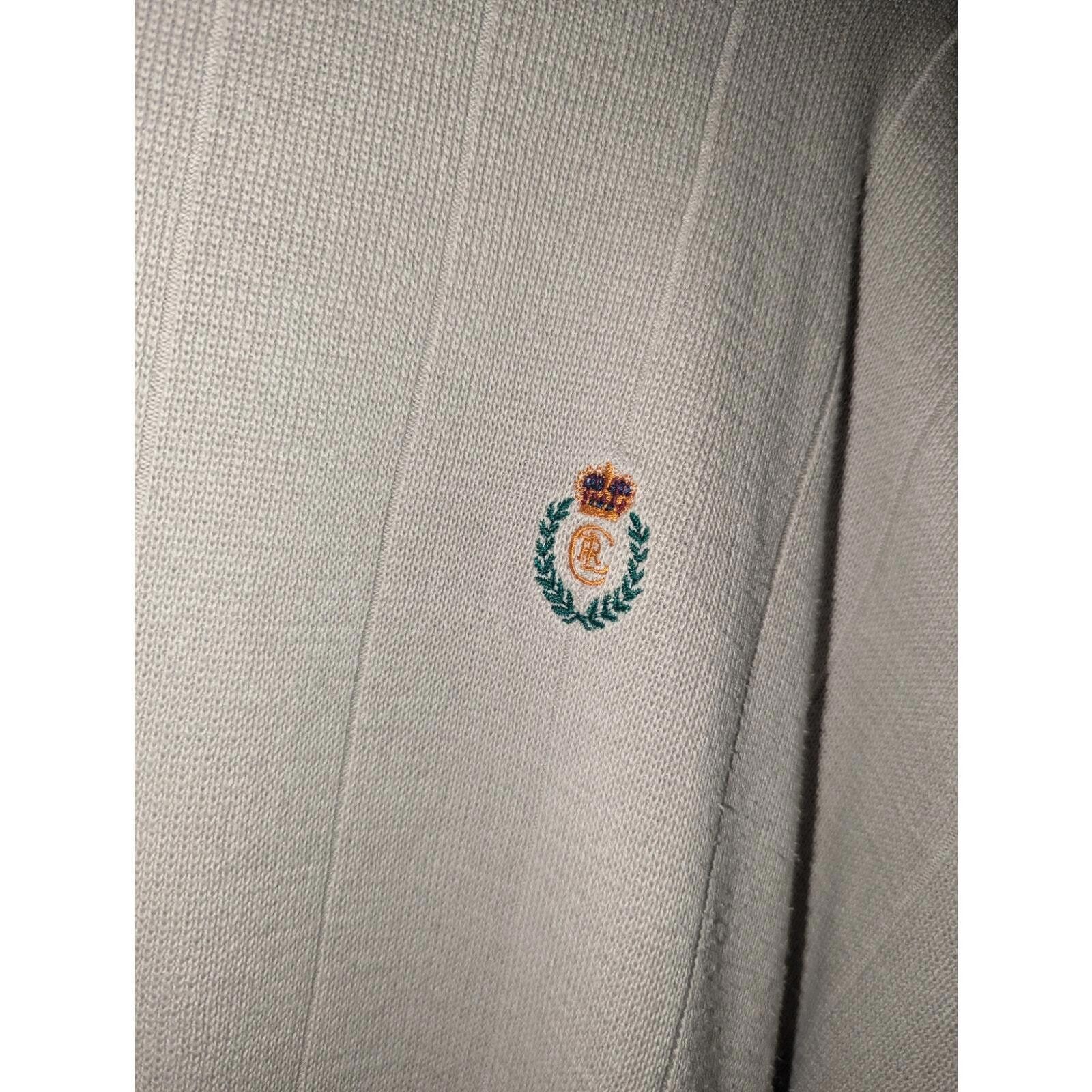 Designer Vintage Chaps Ralph Lauren Men's Cream Knit Sweater XL Size US XL / EU 56 / 4 - 4 Thumbnail