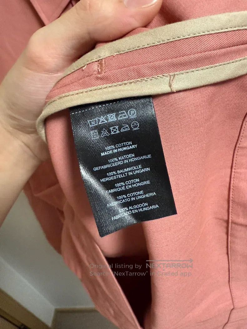Dries Van Noten Dries Van Noten Salmon-colored long-sleeved shirt Size M / US 6-8 / IT 42-44 - 4 Thumbnail