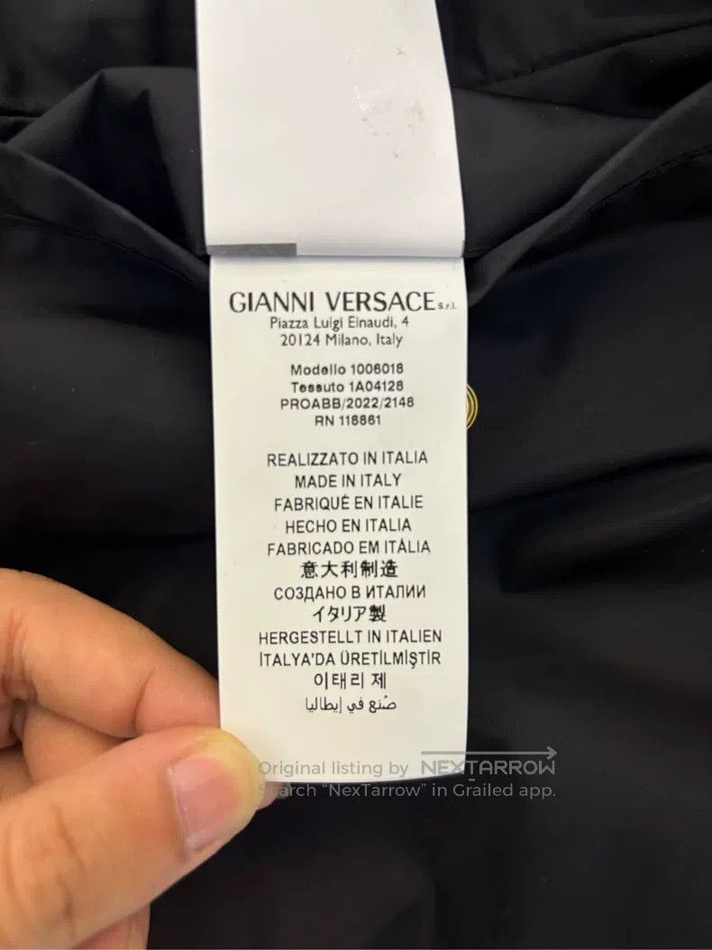 Versace Versace Medusa jacket with logo letters long-sleeved jacke Size US S / EU 44-46 / 1 - 5 Thumbnail