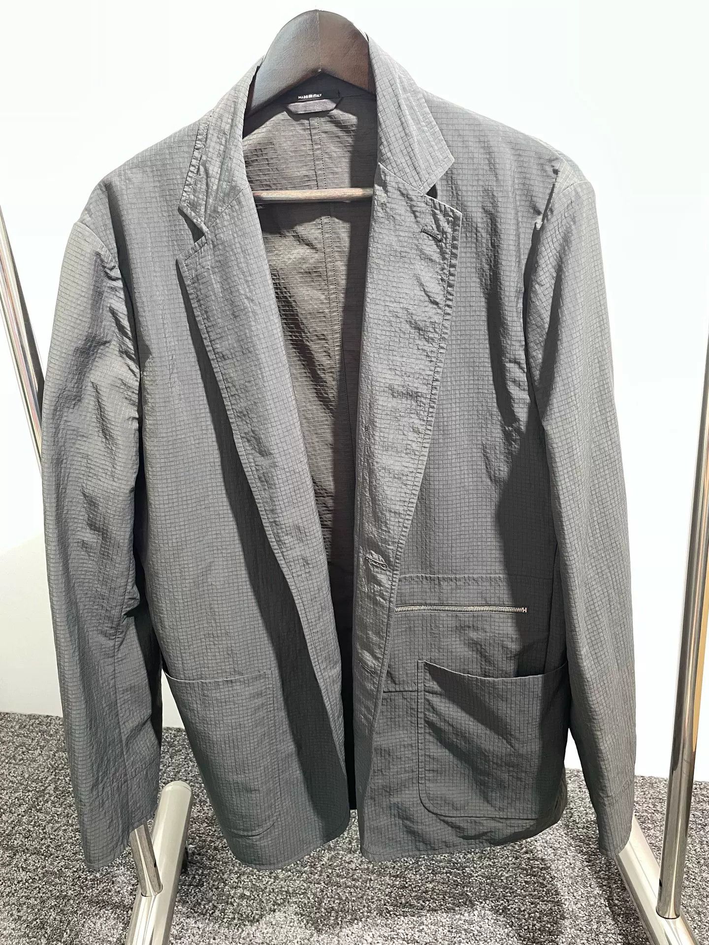 Hermes Hermes Seersucker Tech Fabric Blazer Size US L / EU 52-54 / 3 - 1 Thumbnail