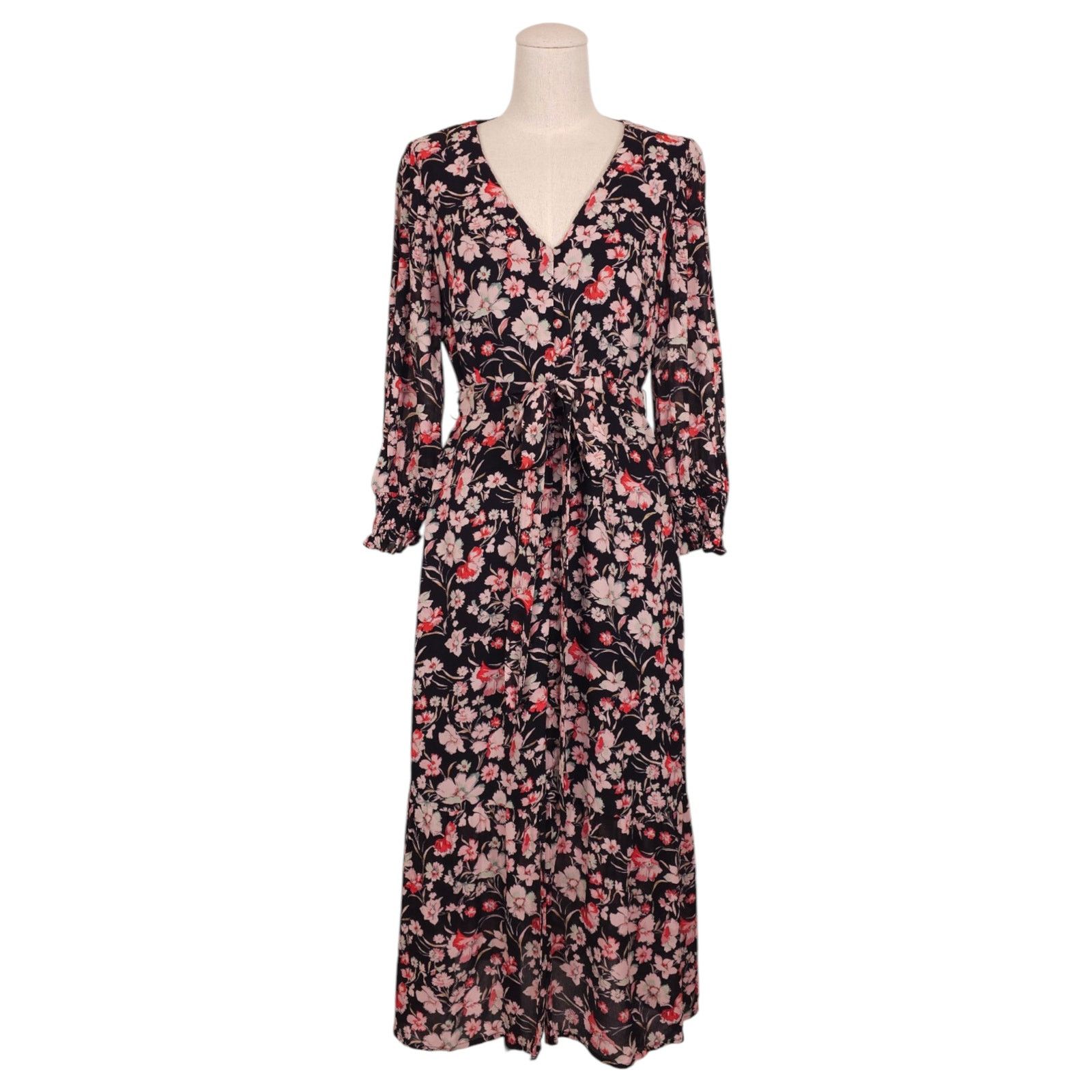 Sanctuary Sanctuary Fontana Button Front Belted Midi Dress Sz 8 Size M / US 6-8 / IT 42-44 - 1 Thumbnail