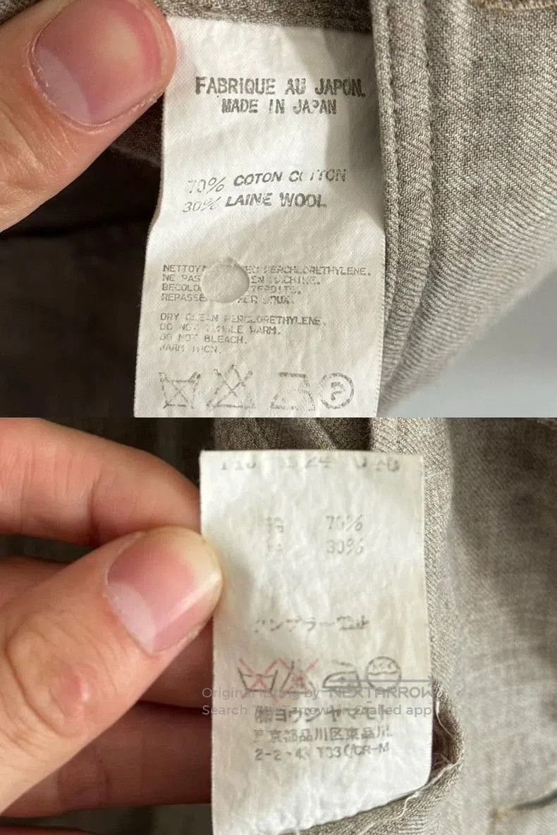 Yohji Yamamoto Yohji Yamamoto 00s Distressed Wool Shirt Size US M / EU 48-50 / 2 - 8 Thumbnail
