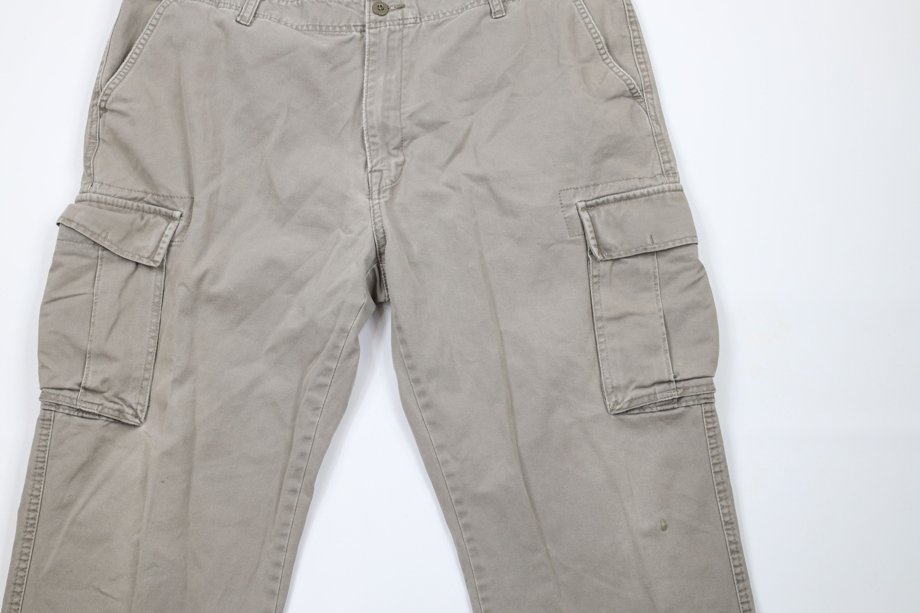 Nautica × Vintage Vintage 90s Nautica Baggy Fit Wide Leg Cargo Pants Beige Size US 40 / EU 56 - 3 Thumbnail
