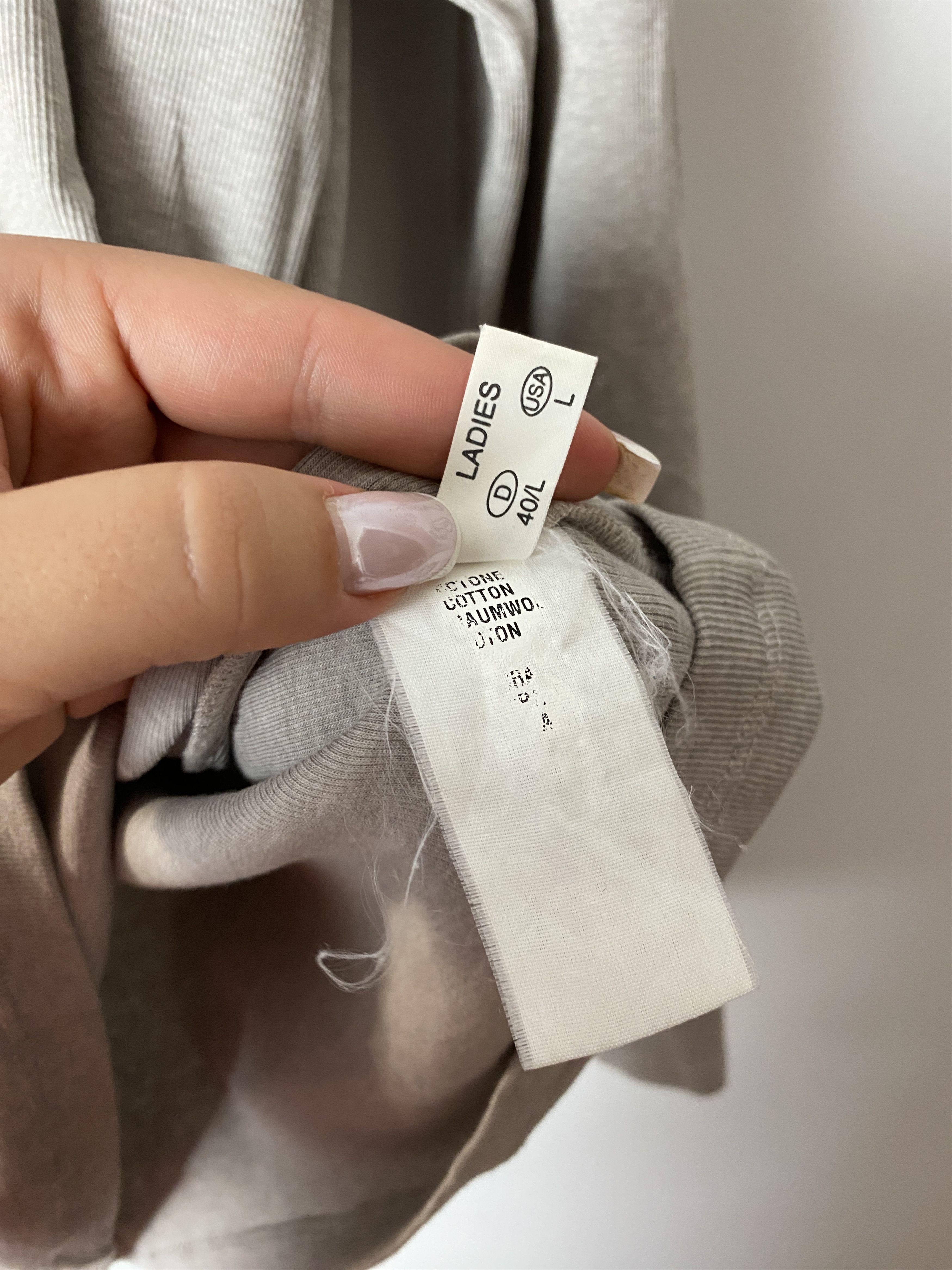 Fabiana Filippi Fabiana Filippi long sleeve t-shirt tee cotton Size L / US 10 / IT 46 - 5 Thumbnail