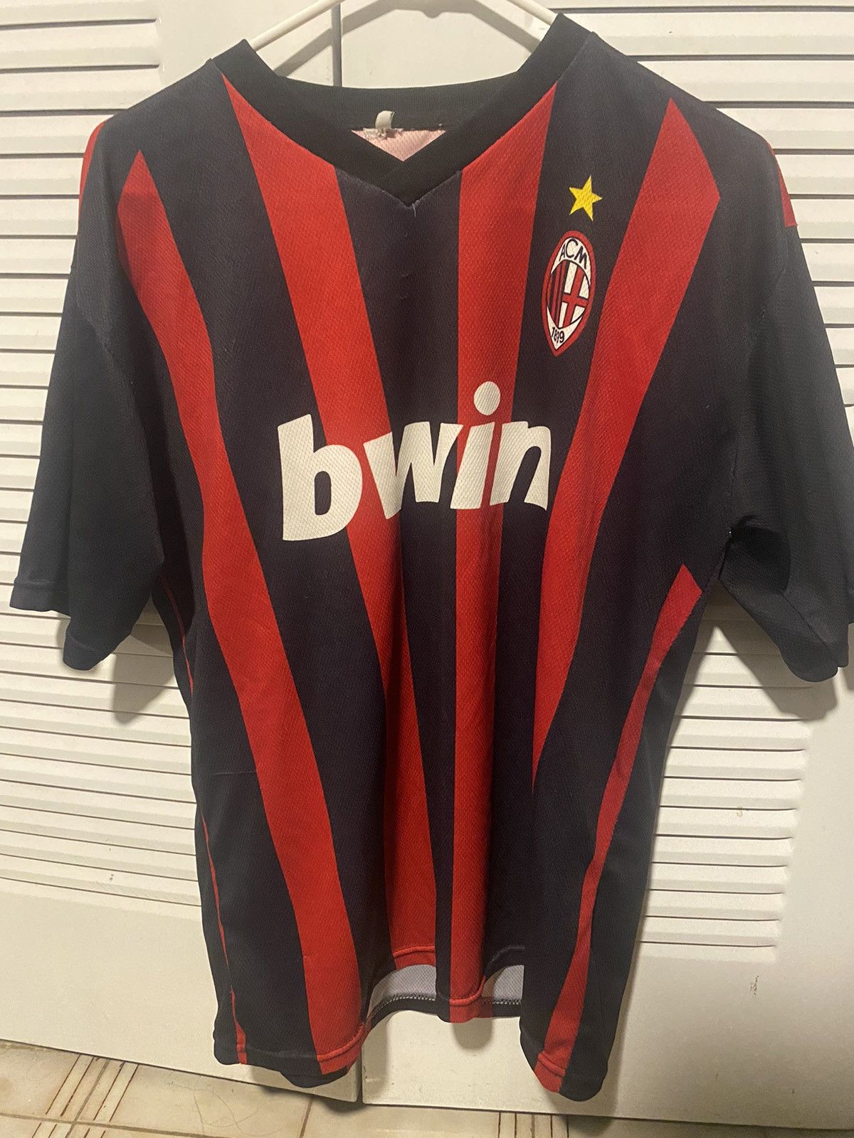 Vintage AC Milan Ronaldinho Jersey Size US L / EU 52-54 / 3 - 1 Thumbnail