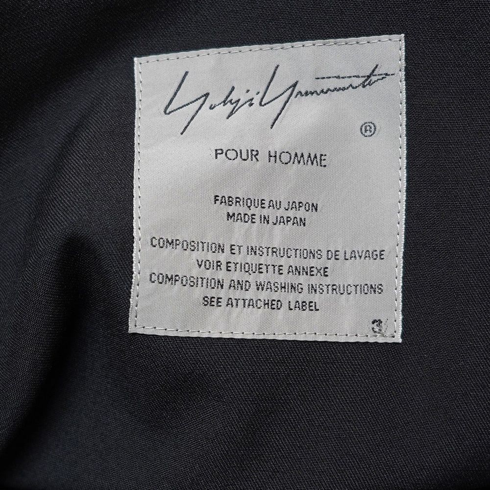 Yohji Yamamoto Yohji Yamamoto pour homme 19AW Blouse Double Zip Logo Shirt Size US L / EU 52-54 / 3 - 6 Thumbnail