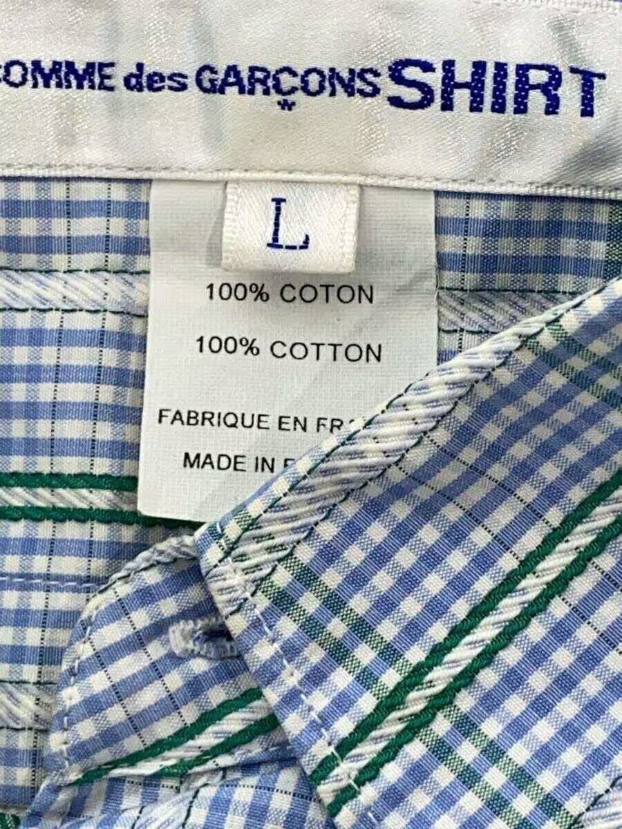 Comme des Garcons × Comme des Garcons SHIRT Patchwork Check Button Shirt - Comme Des Garcons Size US L / EU 52-54 / 3 - 5 Thumbnail