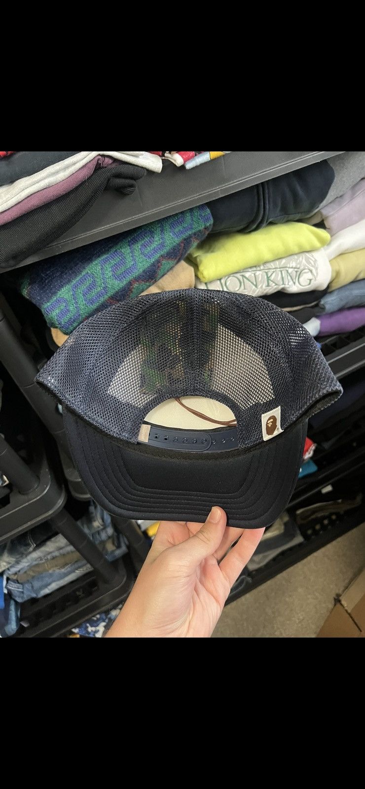 Bape BAPE X JJJJOUND COLLEGE MESH CAP Trucker Size ONE SIZE - 5 Thumbnail