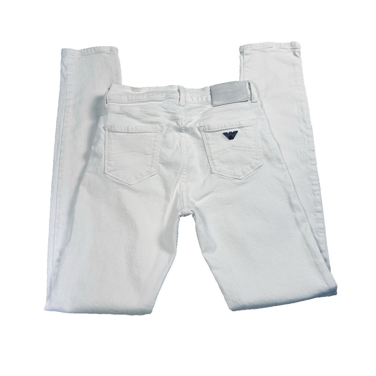 Emporio Armani Emporio Armani White Skinny Jeans Sz 25 Stretch Denim Slim Size 25" / US 0 / IT 36 - 2 Thumbnail