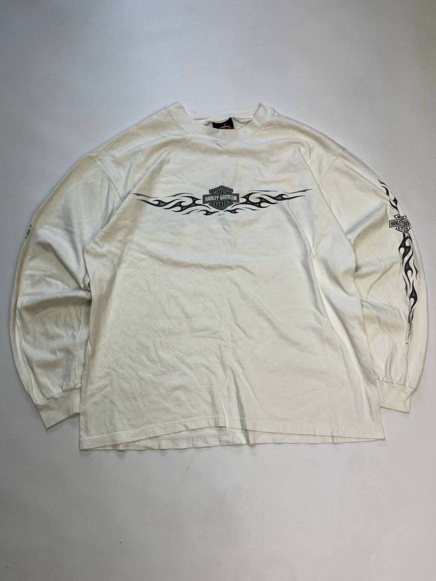 Harley Davidson Vintage Long Sleeve Harley Davidson 1999 Size US L / EU 52-54 / 3 - 1 Thumbnail