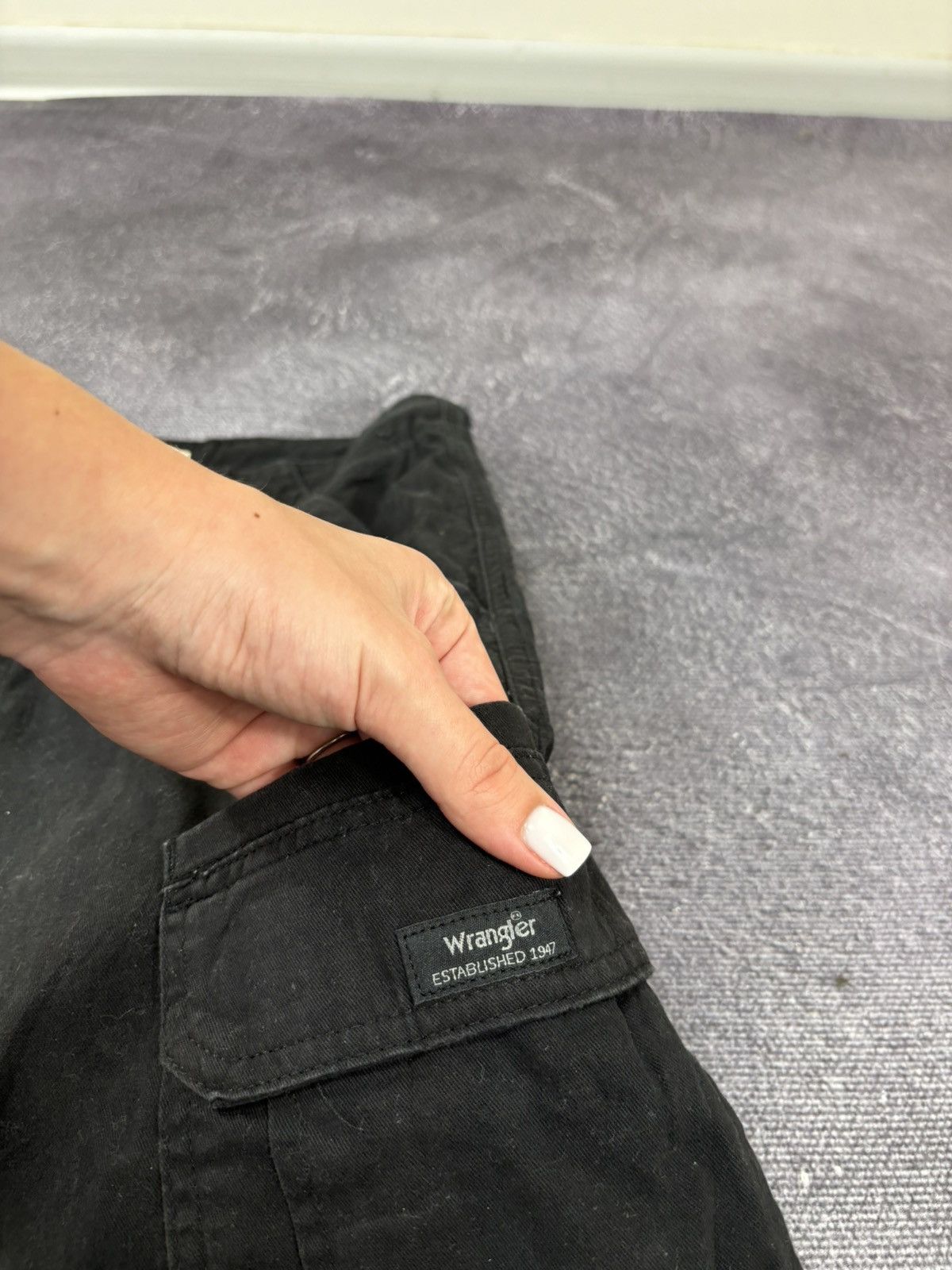 Wrangler Vintage Wrangler Y2K Utility Black USA Hype Cargo Shorts Size US 36 / EU 52 - 6 Thumbnail