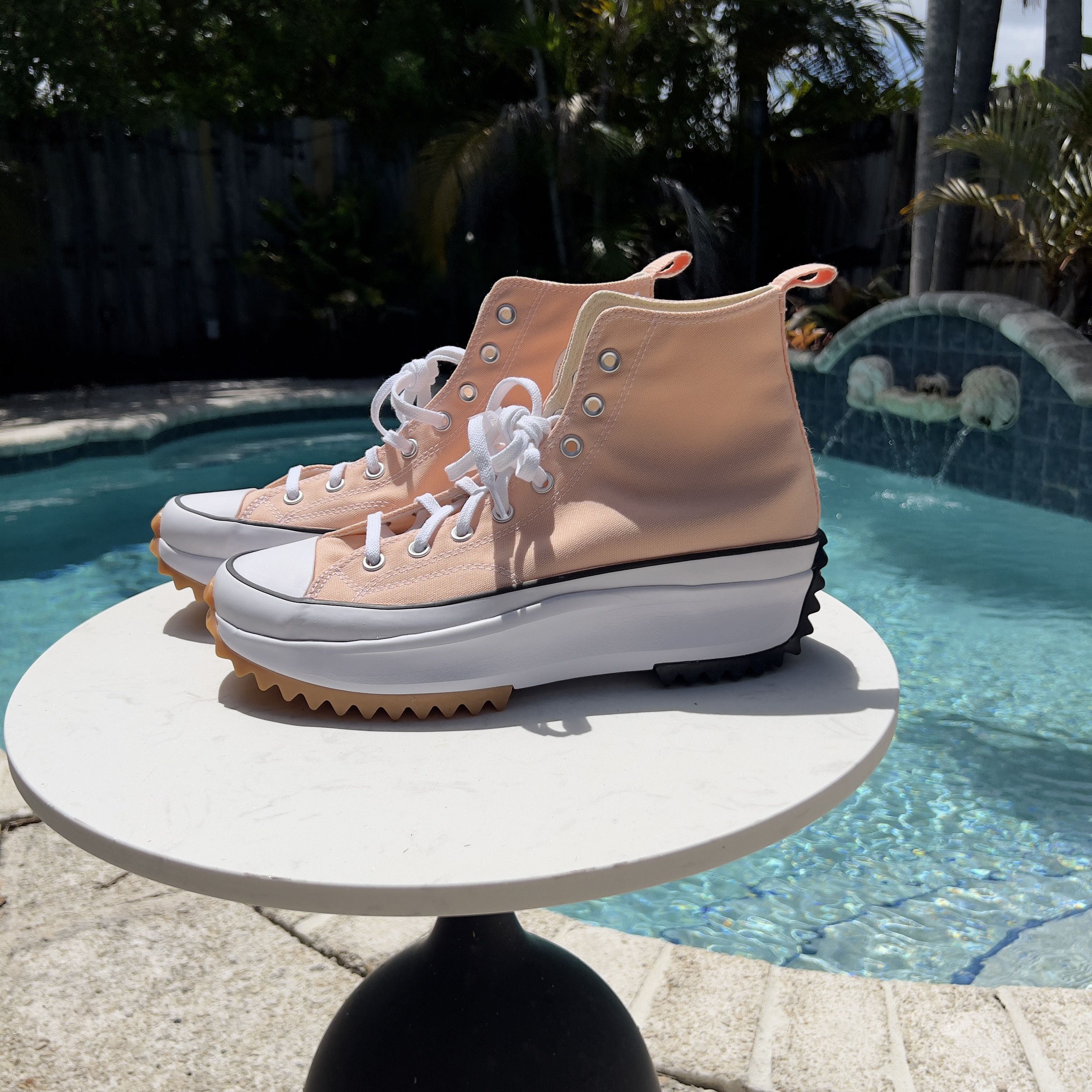 Converse Converse Run Star Hike Sneakers - Pink Platform Size US 11 / EU 44 - 1 Thumbnail