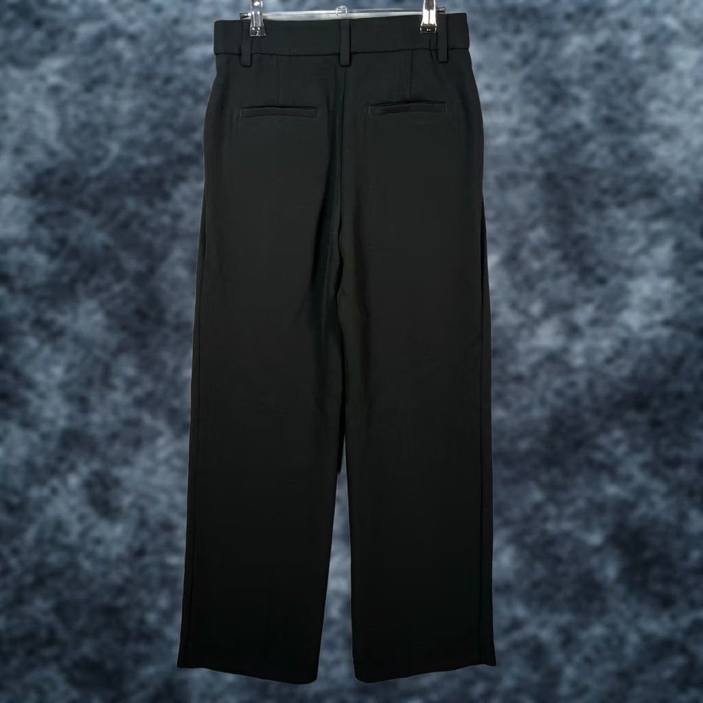 Reformation Reformation Womens Dress Pants Black High-Waisted Wide-Leg 4 Size 27" / US 4 / IT 40 - 1 Thumbnail