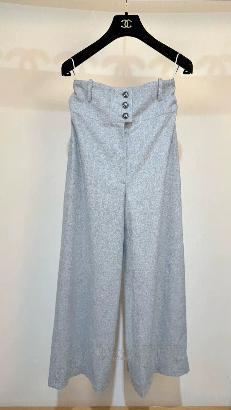 Chanel Chanel Pearl wool casual pants Size 42" / US 20 - 2 Thumbnail