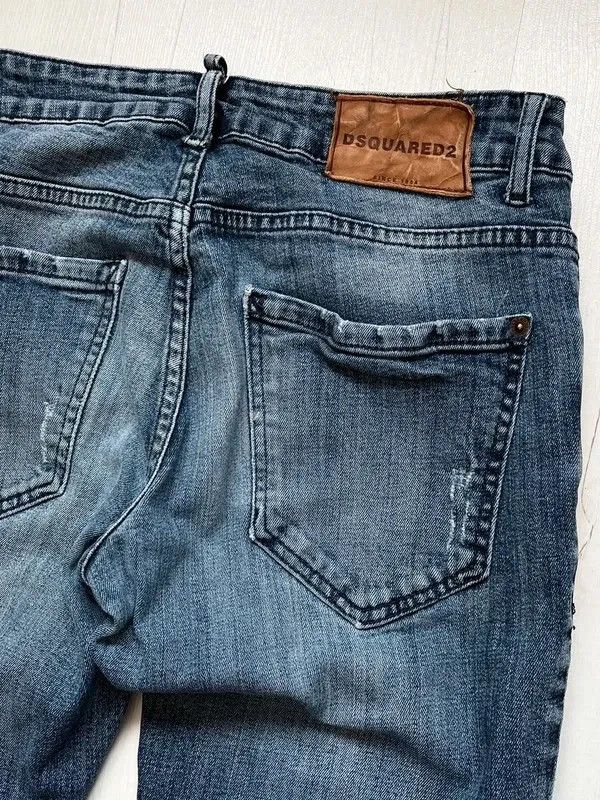 Dsquared2 Dsquared 2 Designer Jeans Denim Distressed Ripped Sz W 29 Size 30" / US 8 / IT 44 - 15 Thumbnail