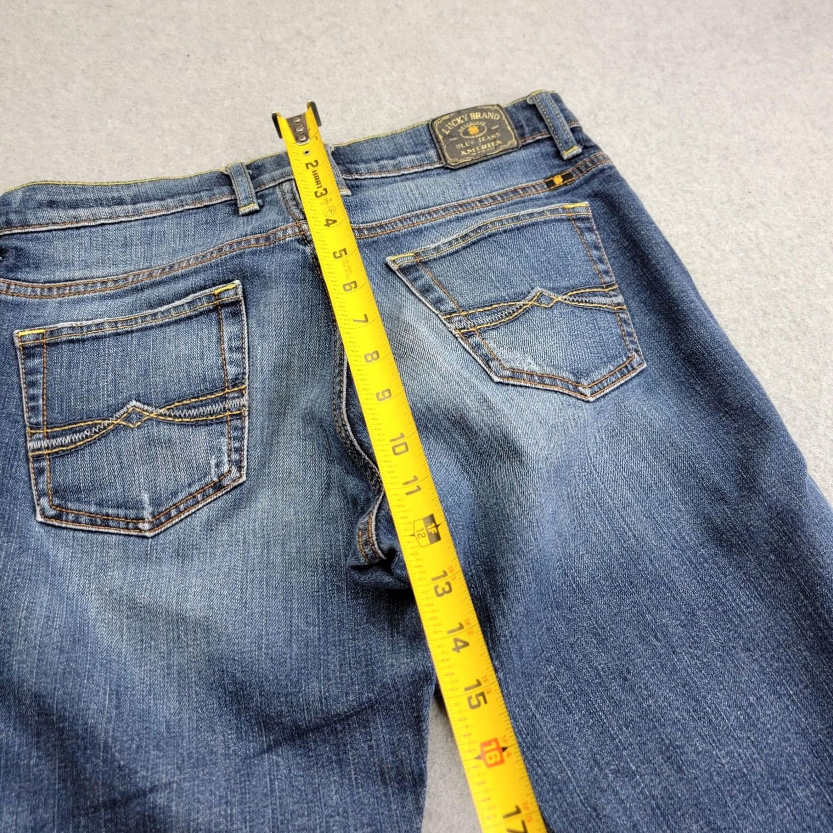 Lucky Brand Lucky Brand Womens Jeans 8/29 Blue Rooftop Easy Rider Crop Stretch Denim 7W1052 Size 30" / US 8 / IT 44 - 7 Thumbnail