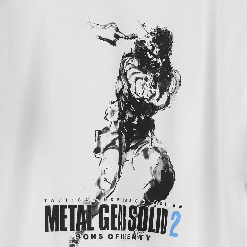 Japanese Brand Metal Gear Solid 2 Printed Tshirt Size US L / EU 52-54 / 3 - 3 Thumbnail
