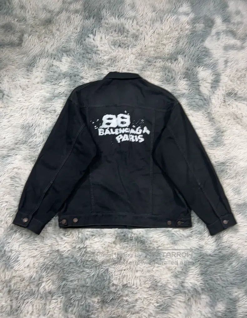 Balenciaga Balenciaga Distressed Denim Jacket, Size 1 Size US S / EU 44-46 / 1 - 2 Thumbnail