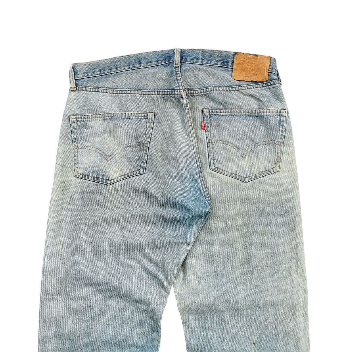 Levi's 80s Vintage Levis 501 Selvedge Rindem Top Button2 Size US 36 / EU 52 - 17 Thumbnail